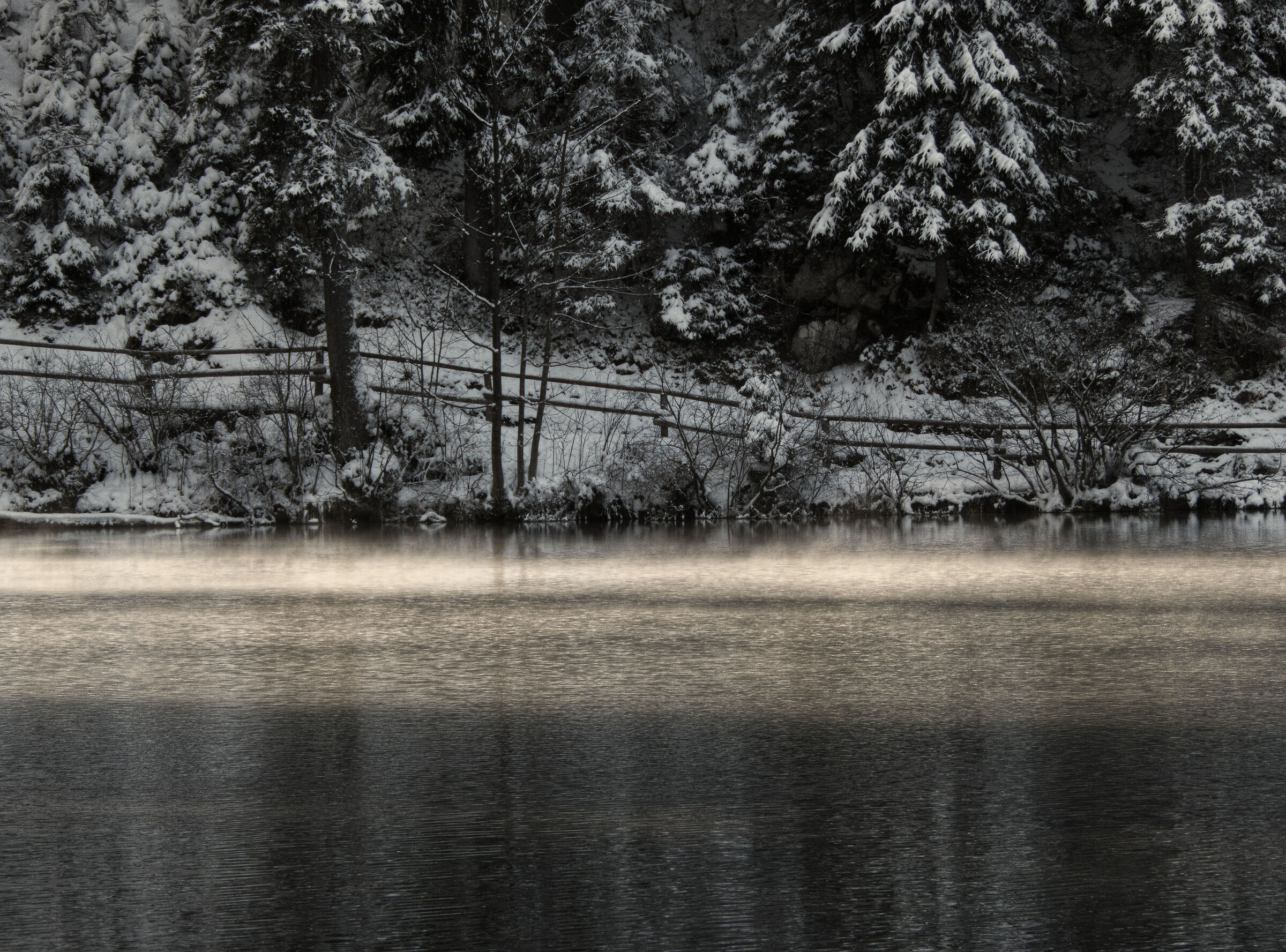 Waking up in the snow