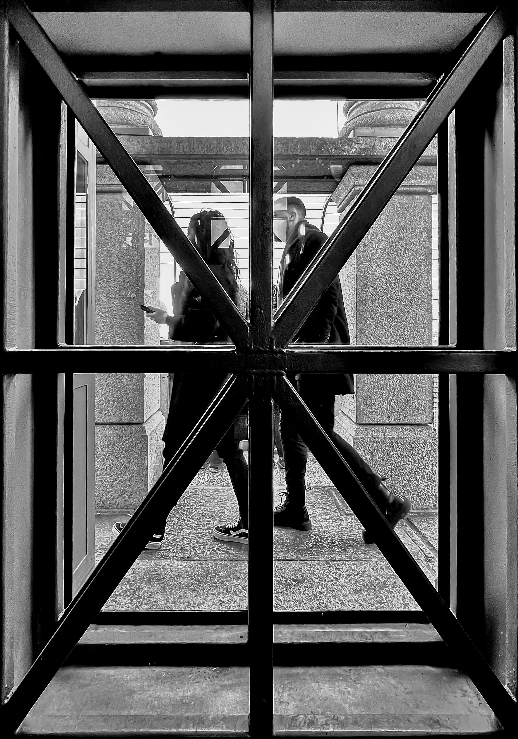Through the......