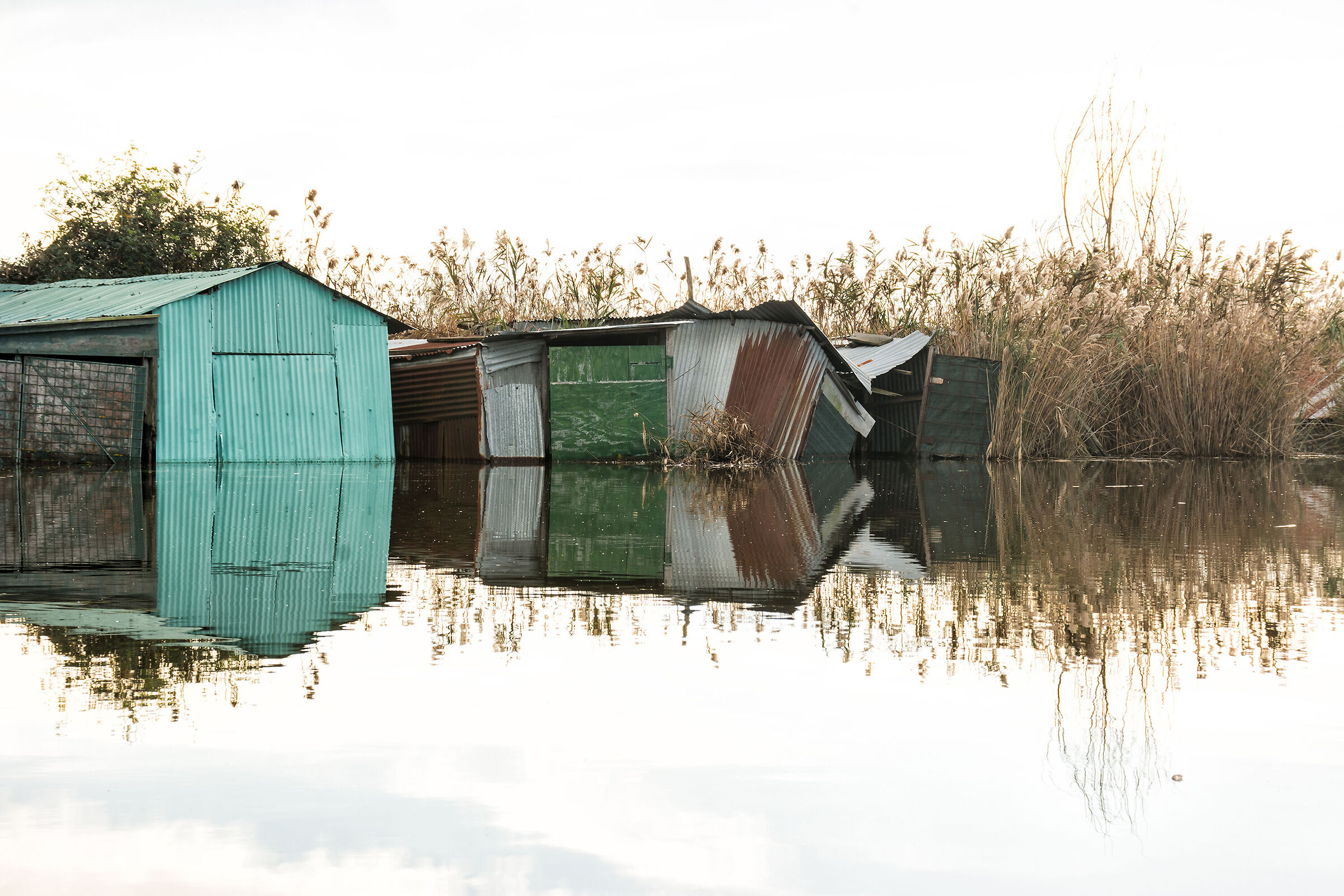 The shacks on the lake