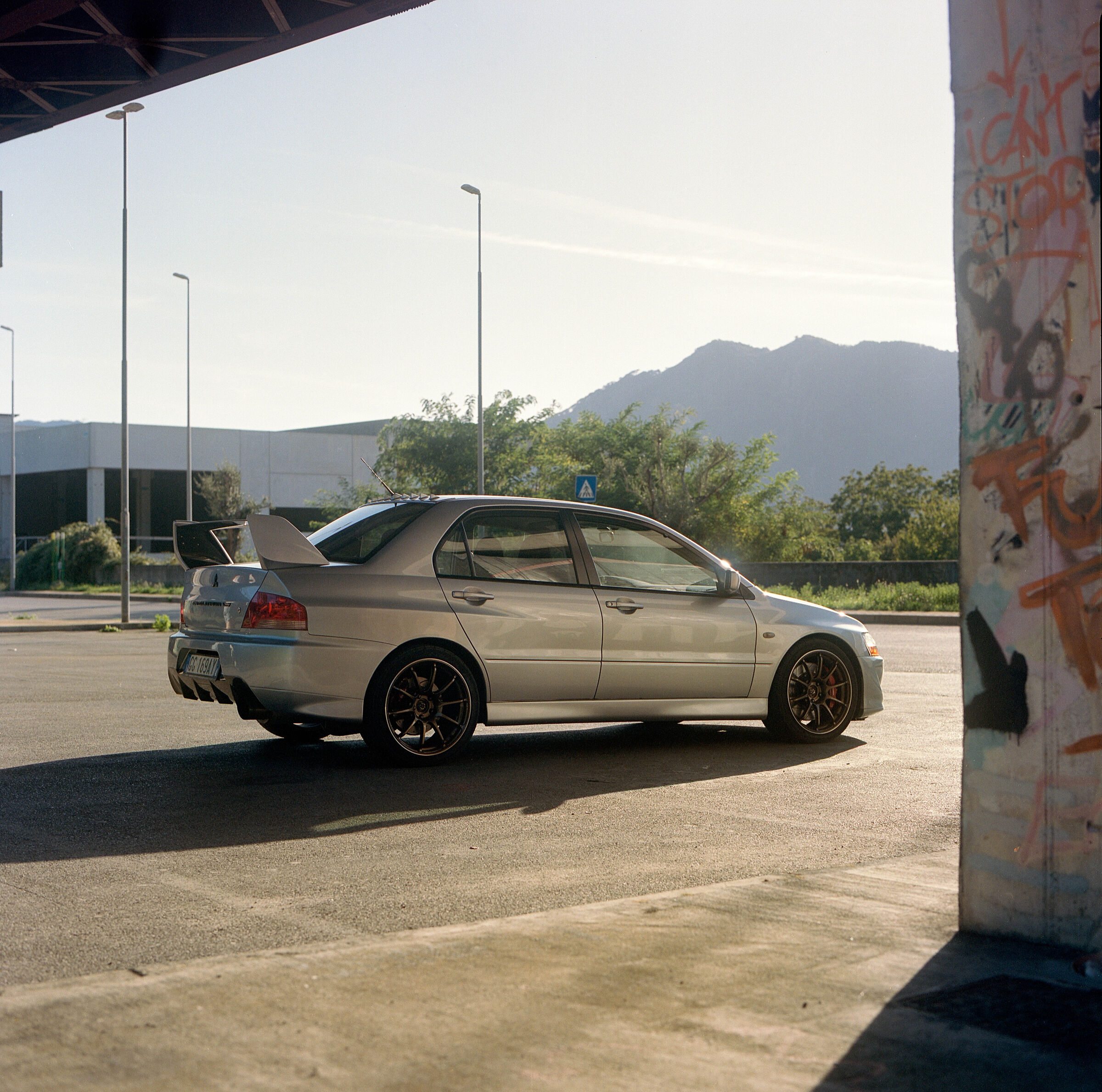 Lancer Evo viii on film