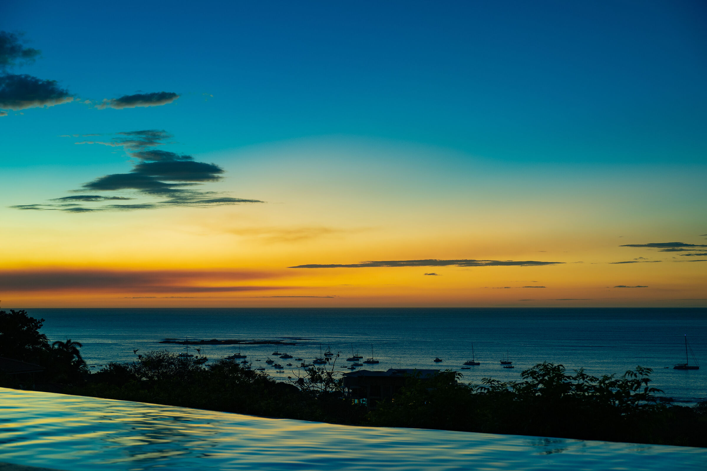 Sunset over the Pacific