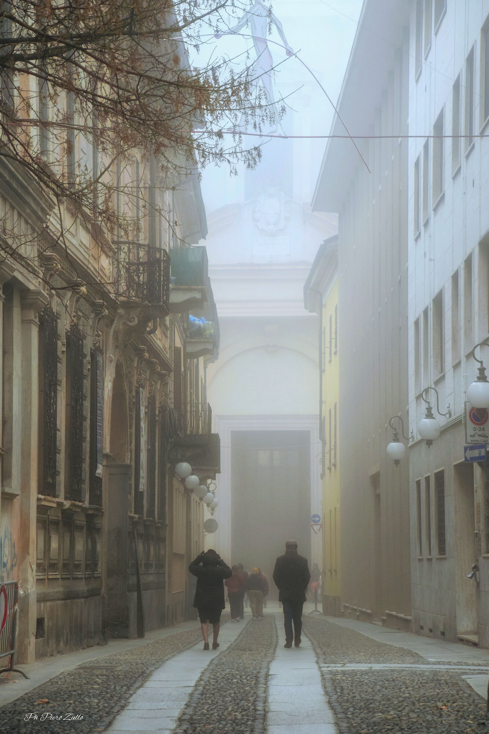 Towards the basilica