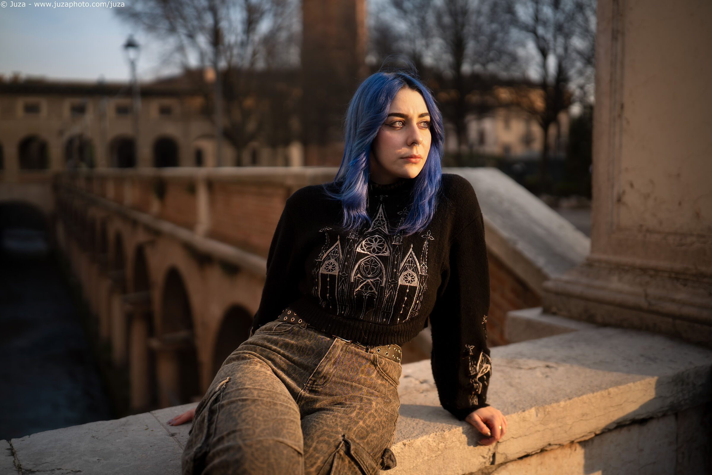 Sara, tramonto a Mantova