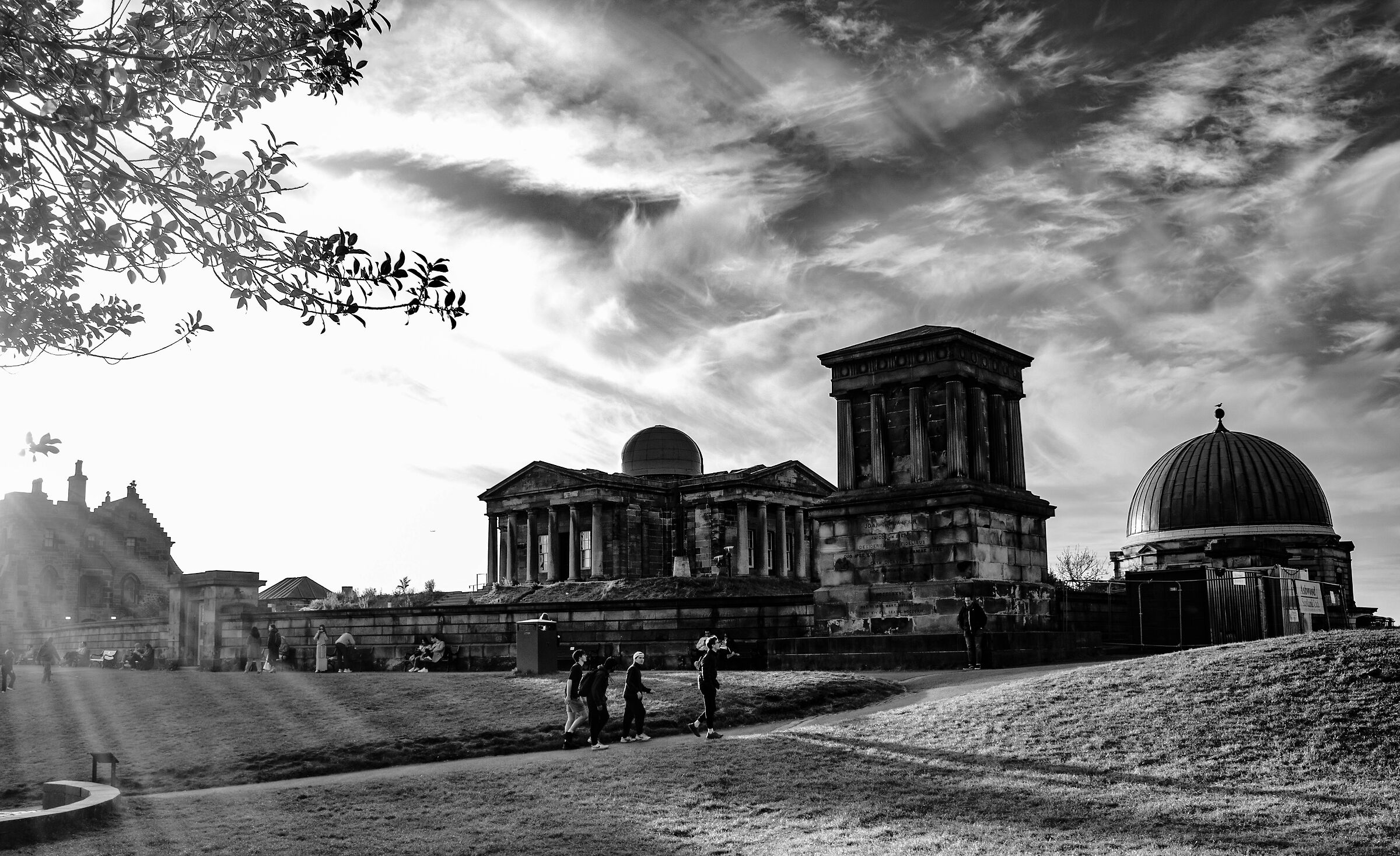 Calton Hill, Collective Kiosk, Playfair Monument.