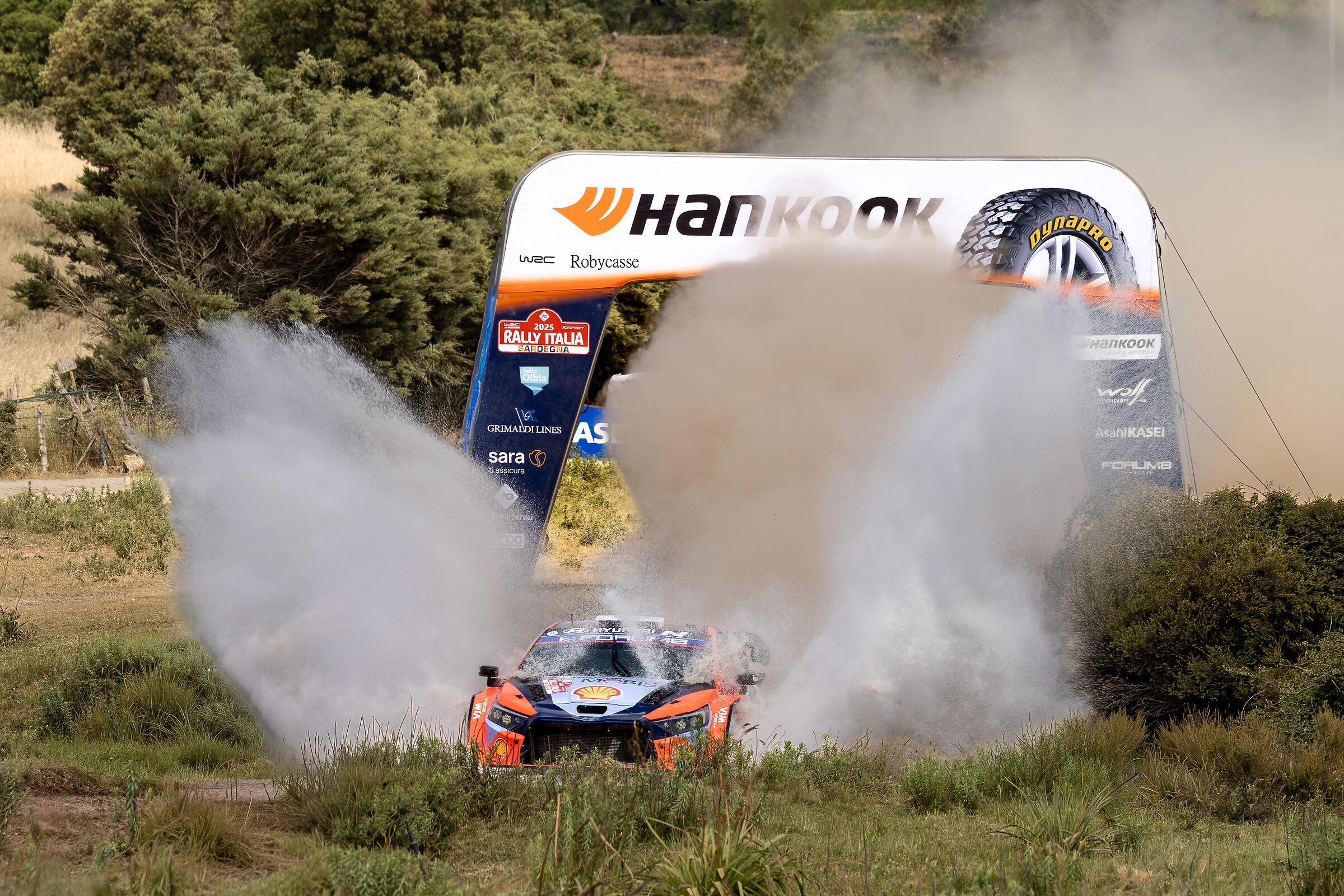 WRC Sardinia ford Buddusò Arena