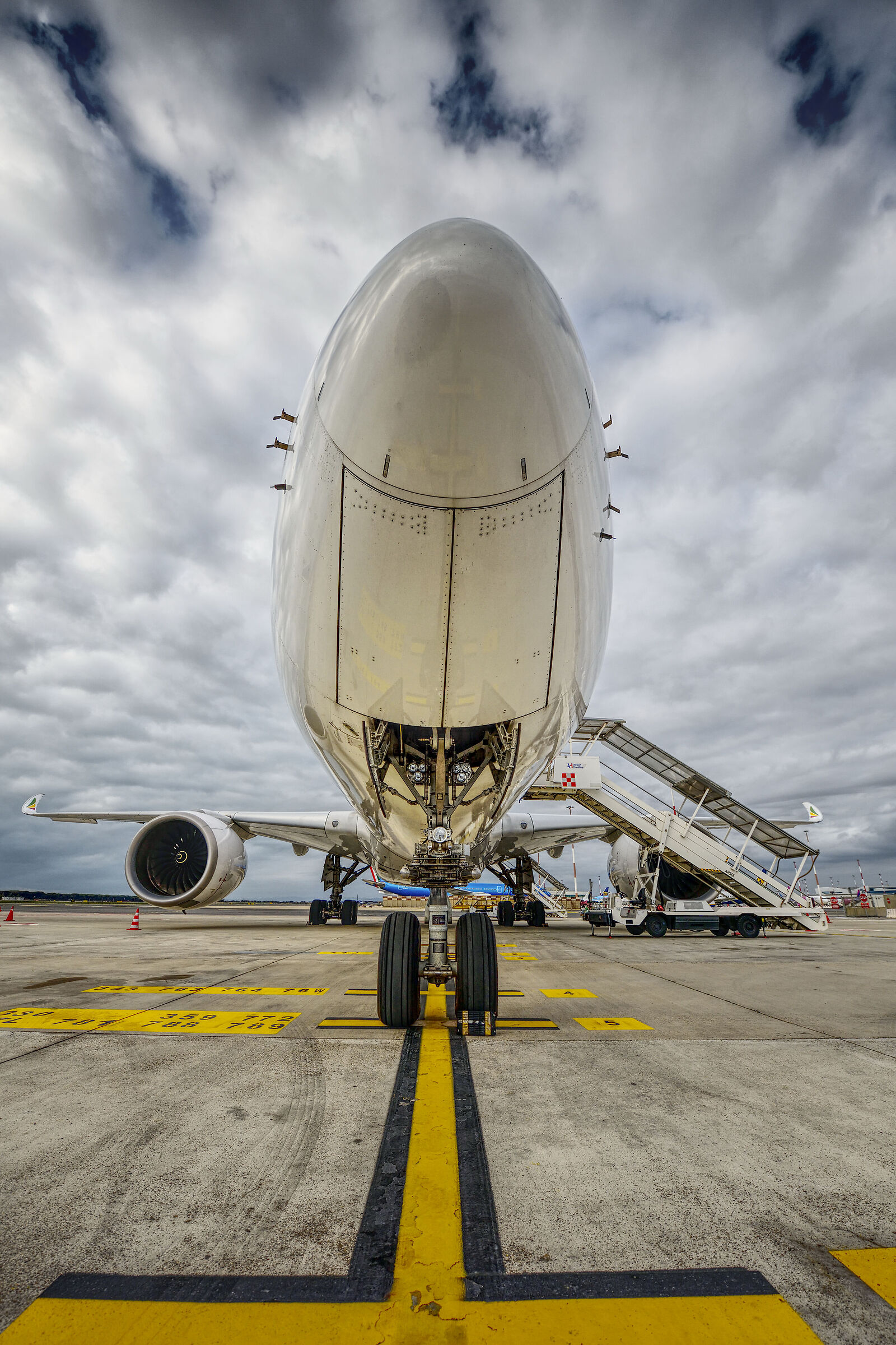 al parcheggio (Airbus a350)