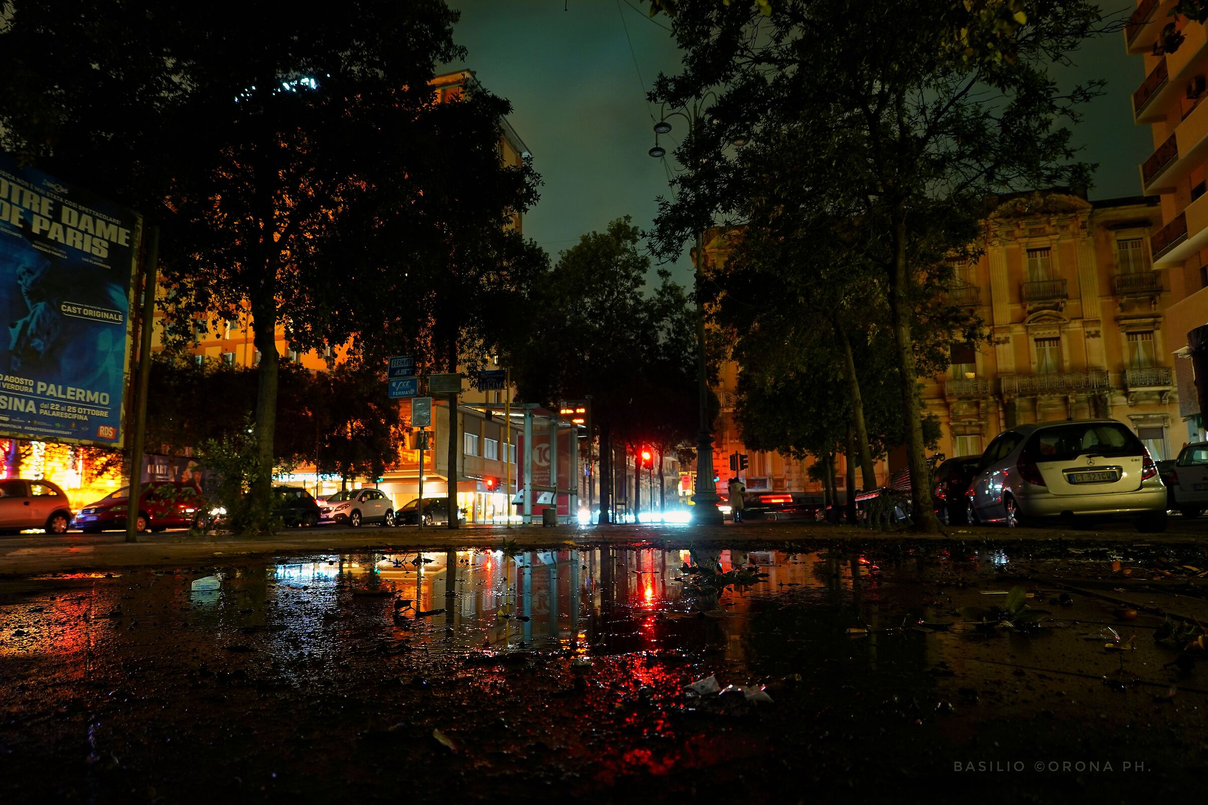 The night is never dry