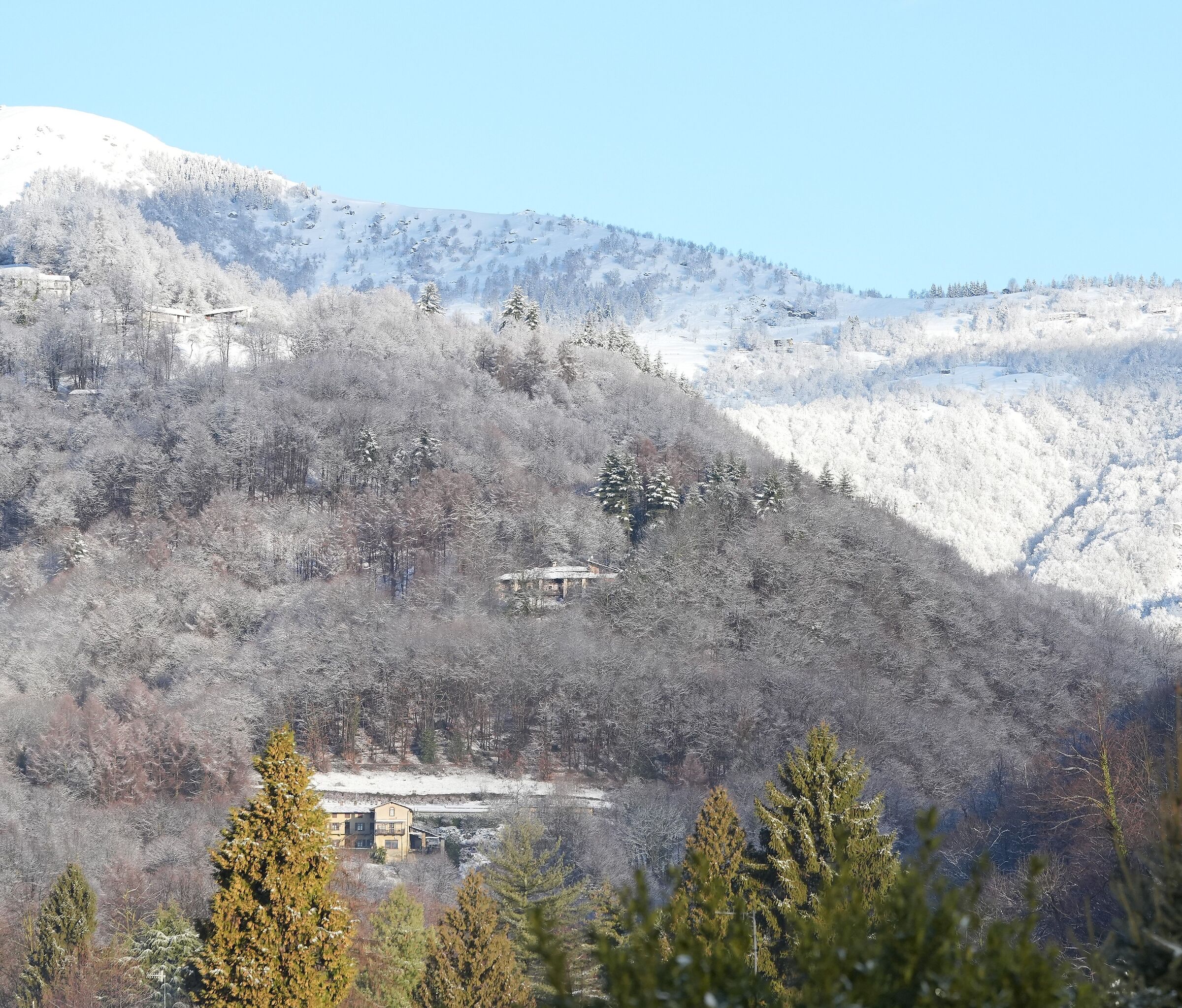 After a little snow in the night