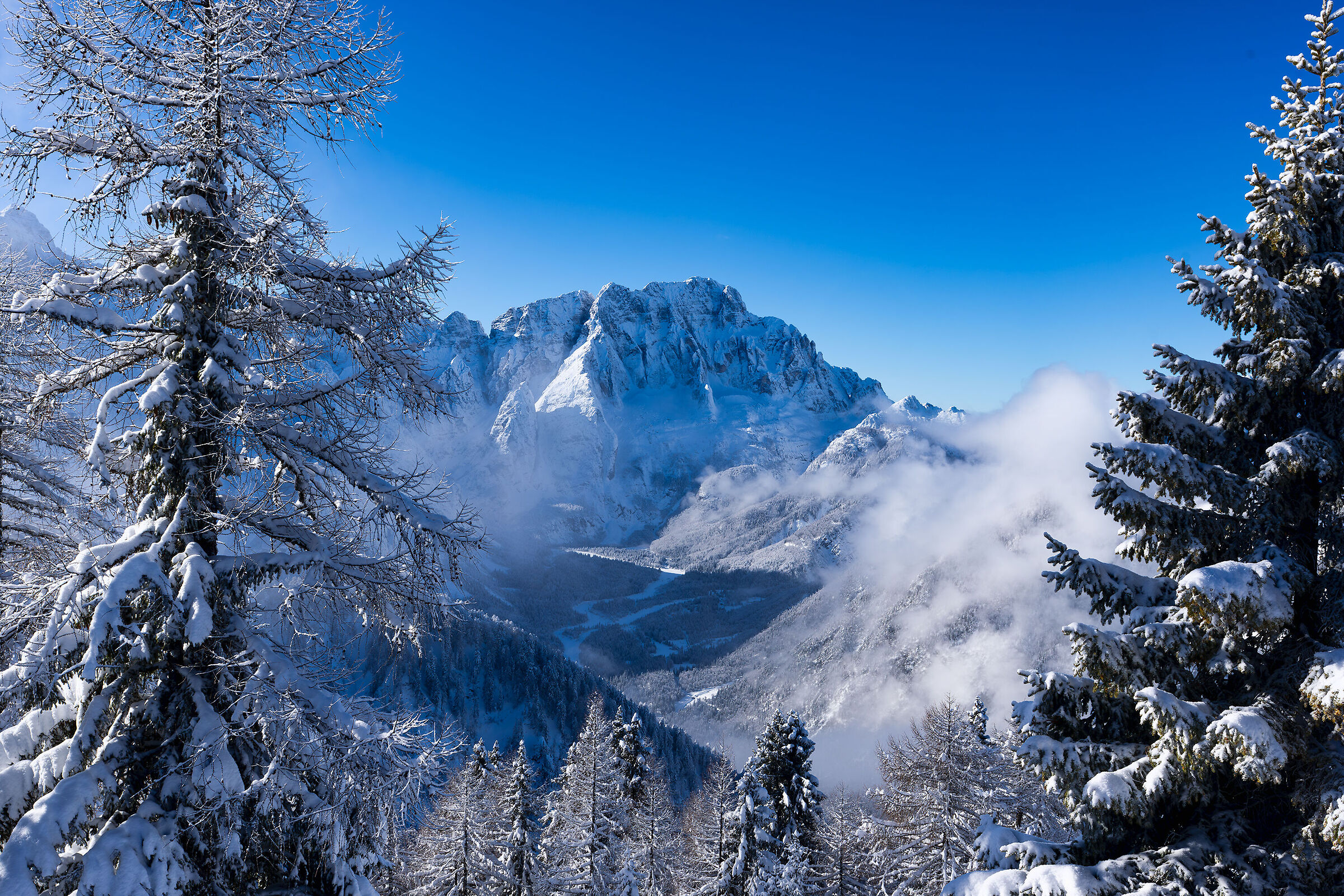 Il Montasio e la val Saisera , alpi Giulie