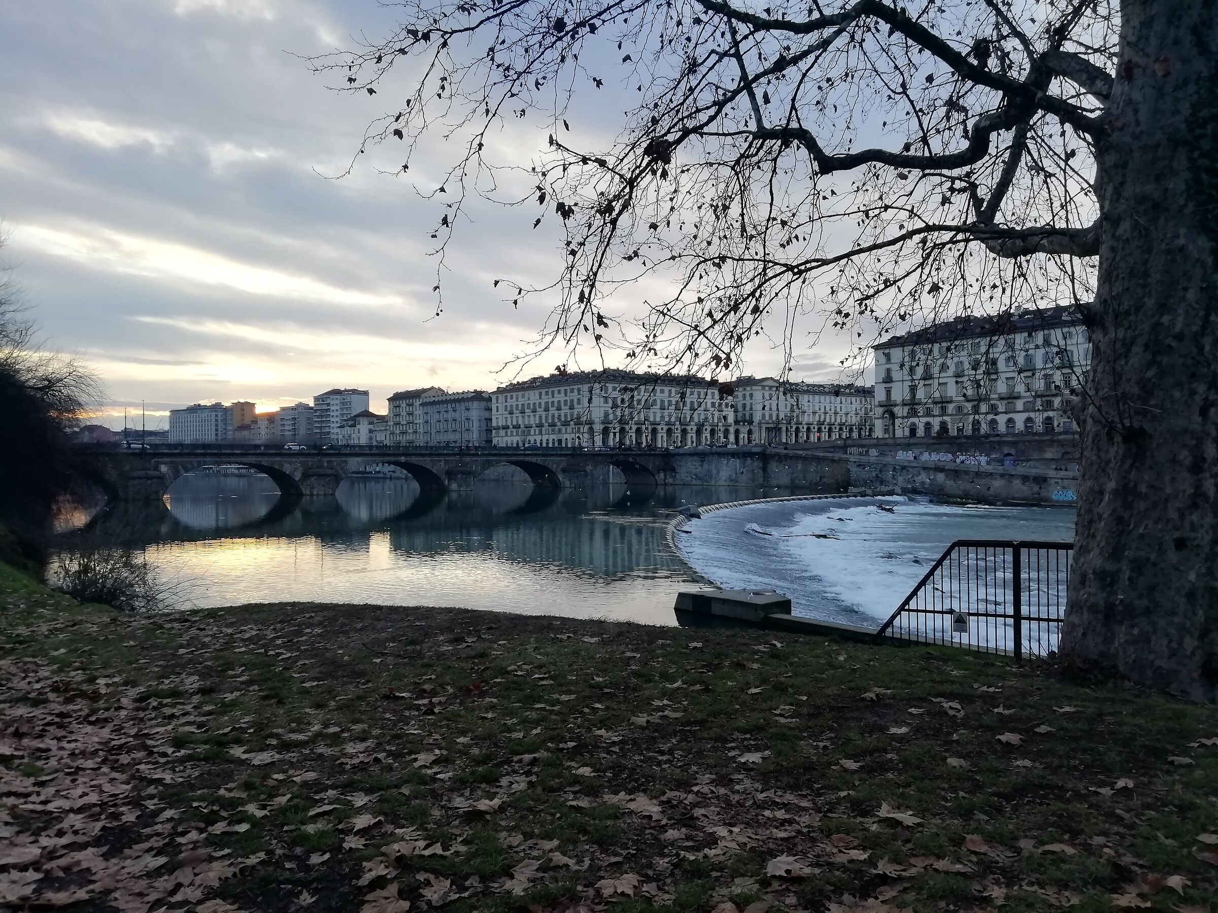 The Po almost evening