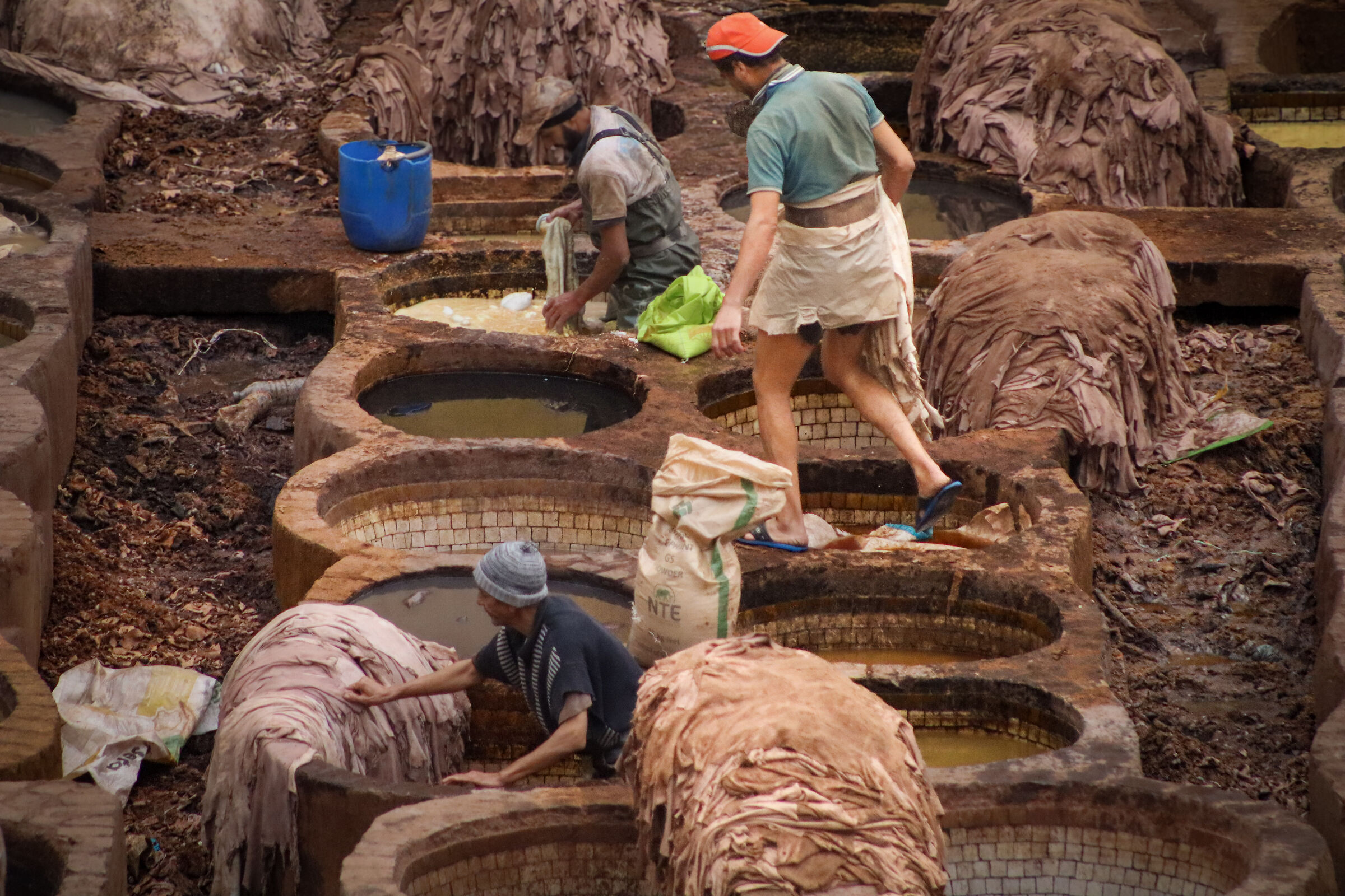 Fes Chaouwara tanneries Morocco