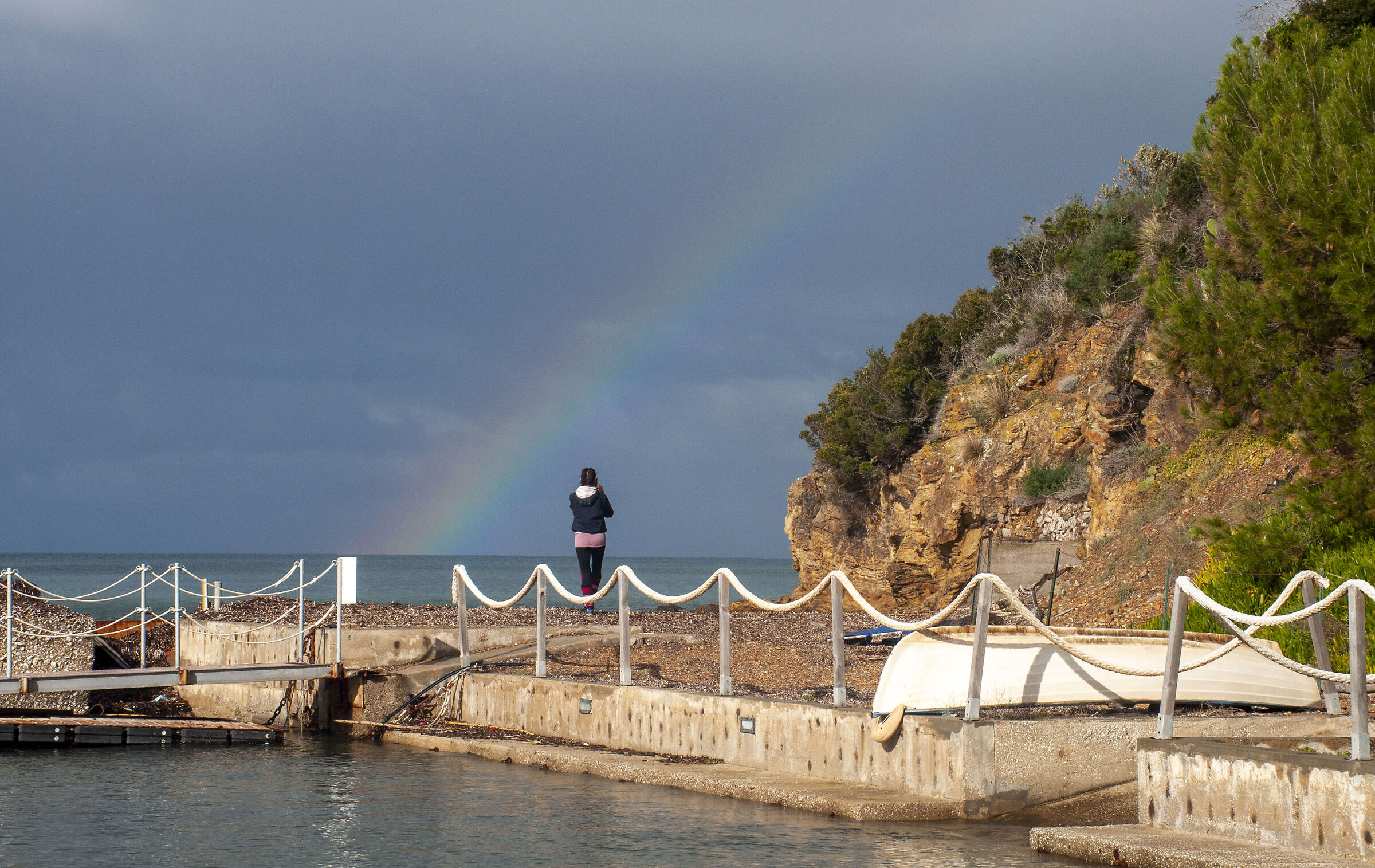 Rainbow at Magazzini di Portoferraio