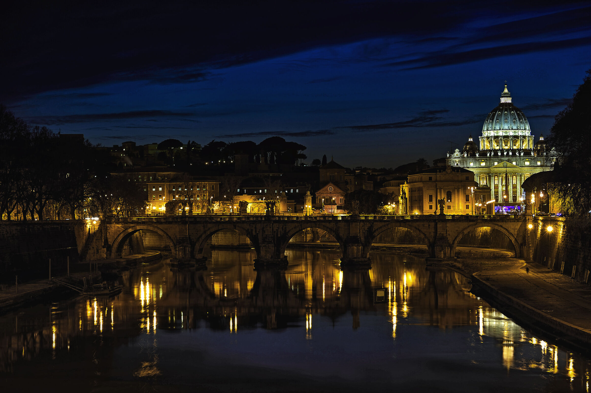 Blue hour in Rome