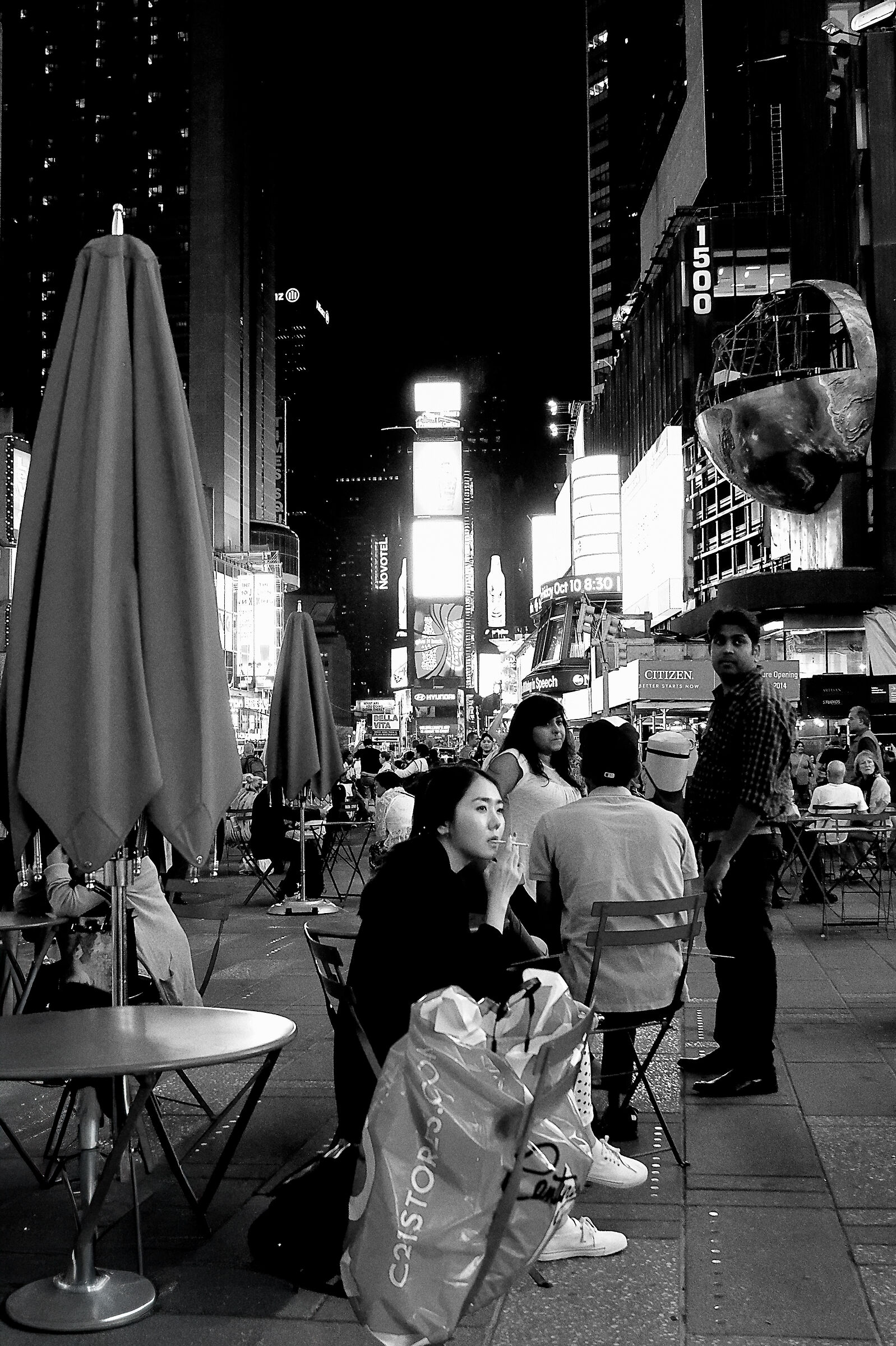 Di notte a Time Square