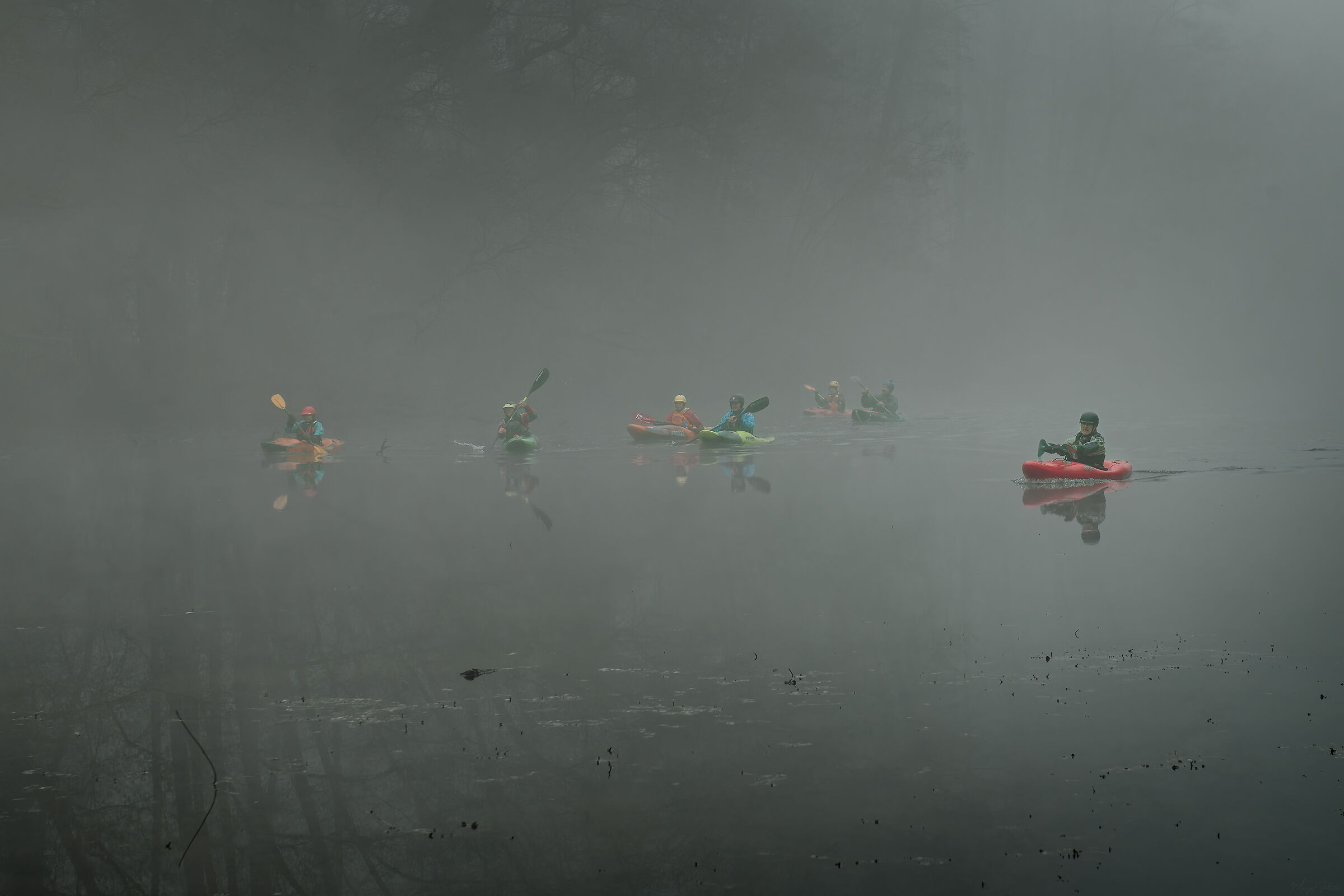 Intrepid paddling