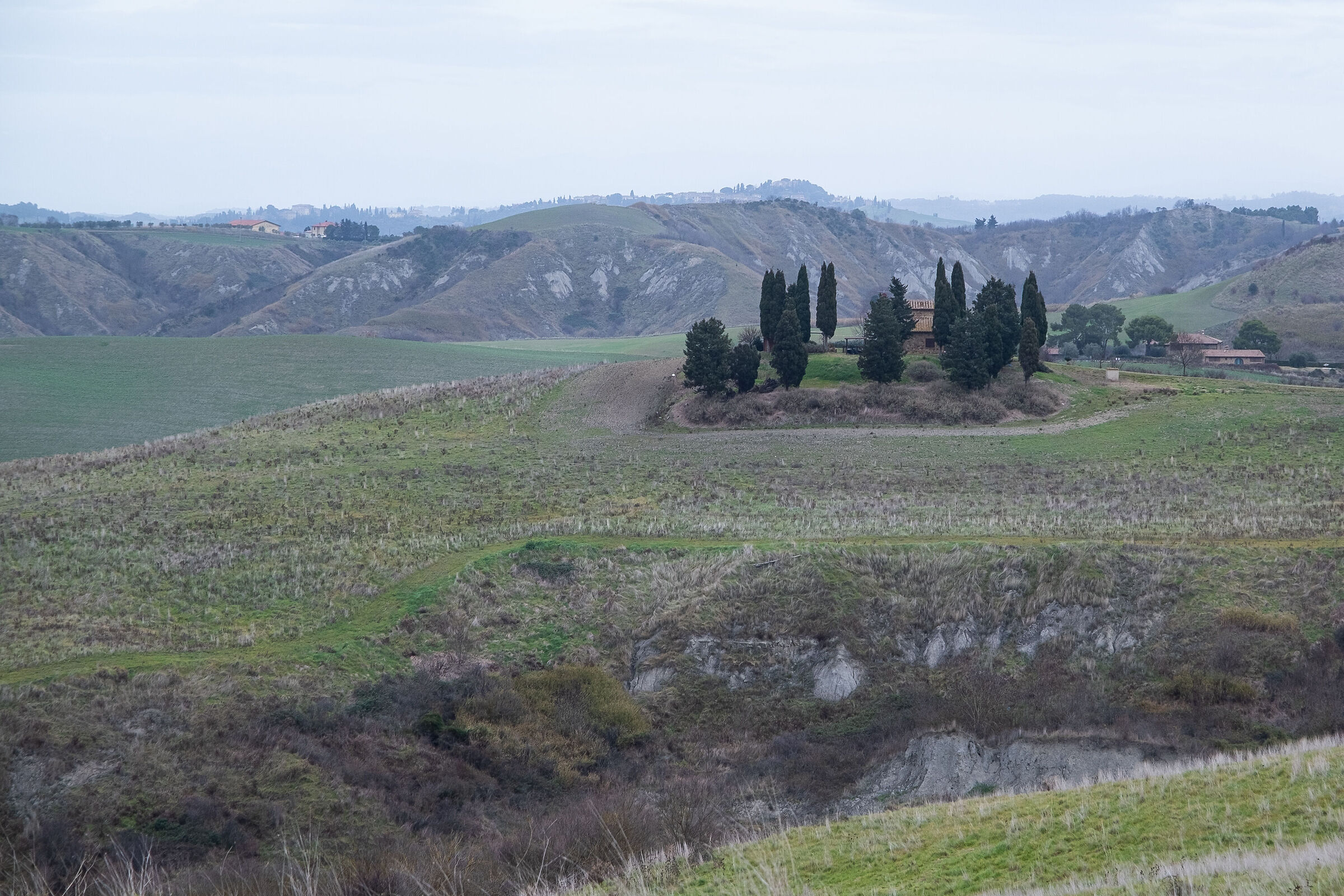 Crete di Volterra in January 01