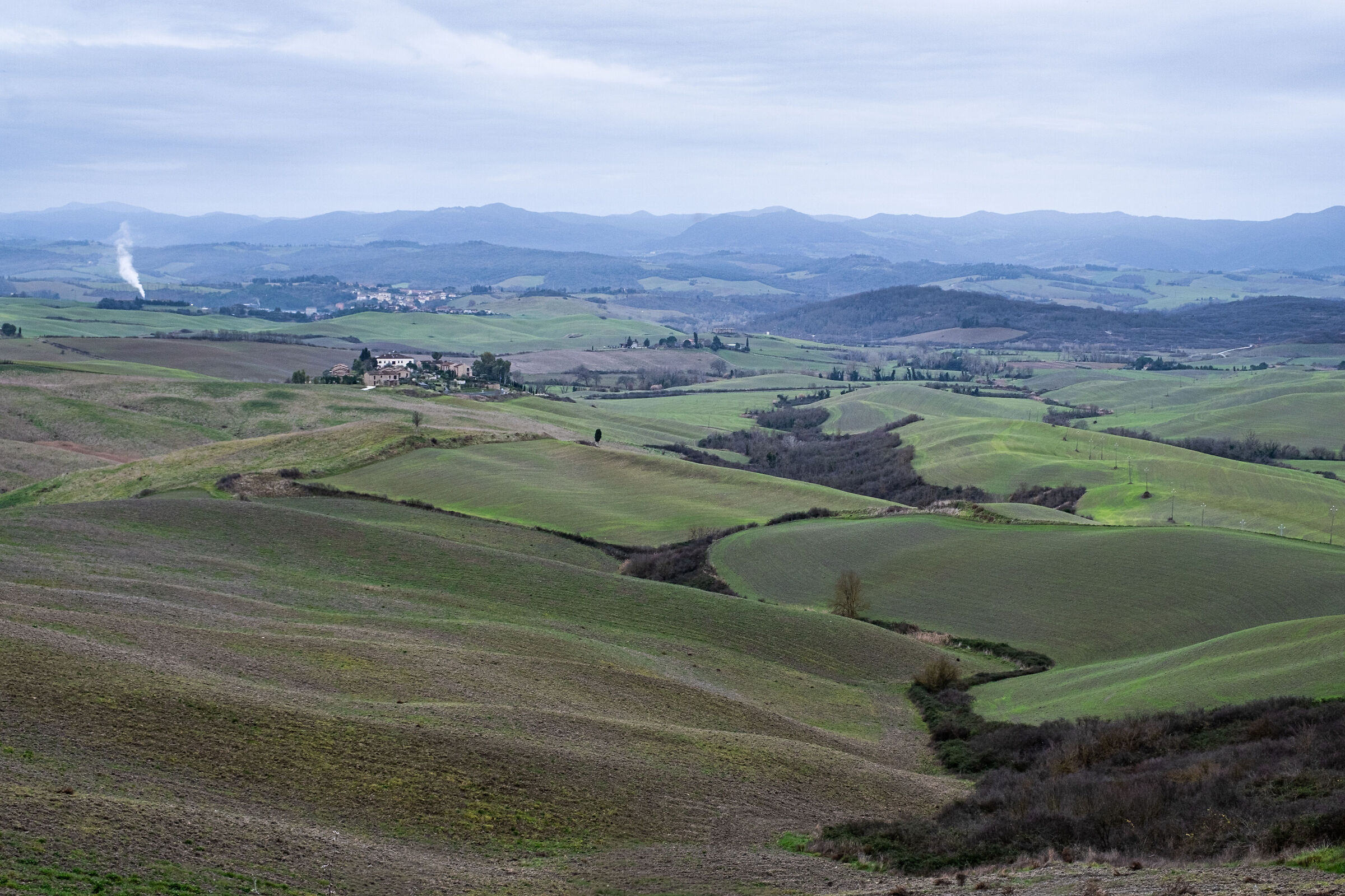 Crete di Volterra in January 04