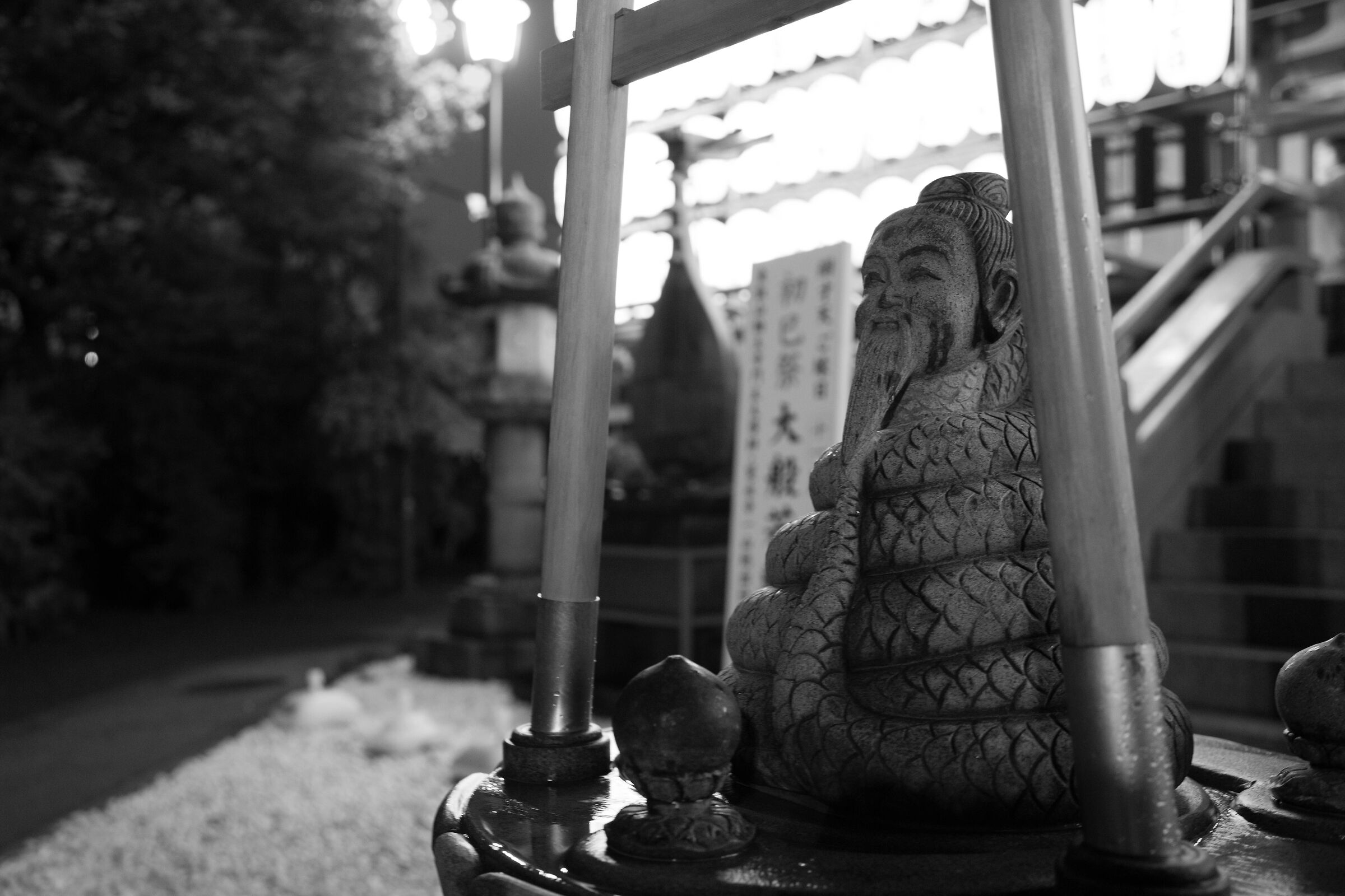 B&W Buddha