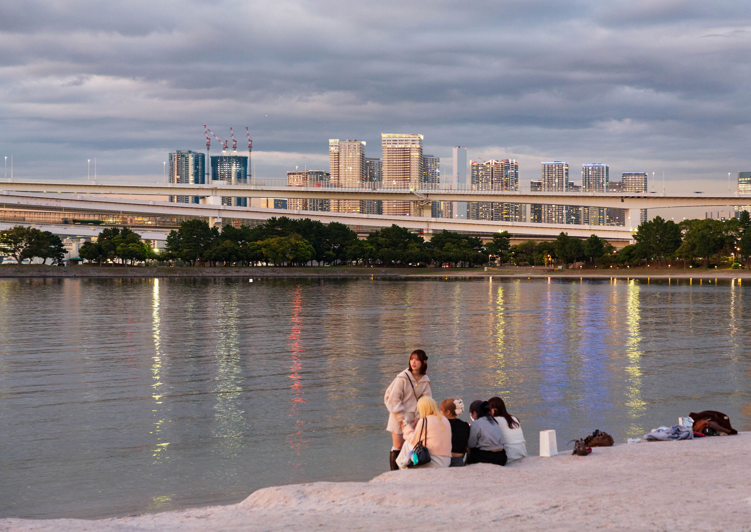 (2) Waiting for sunset...