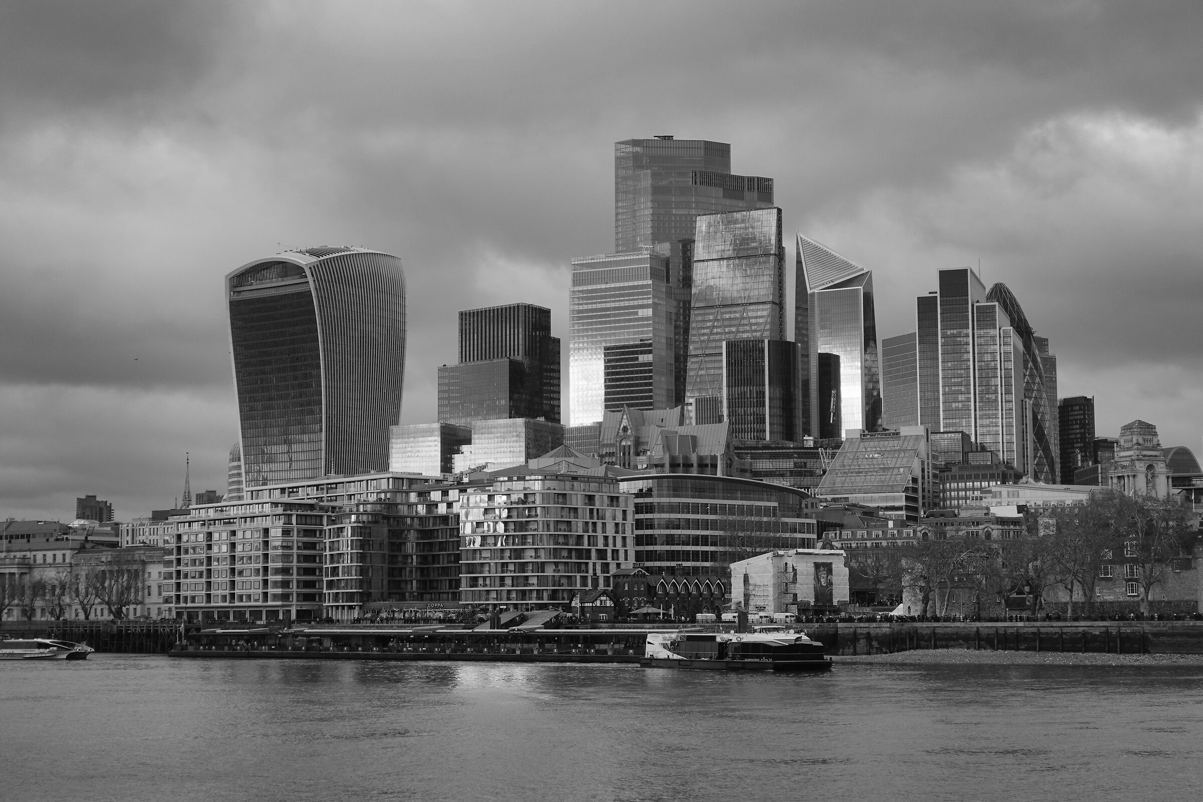 City of London from Tower Bridge