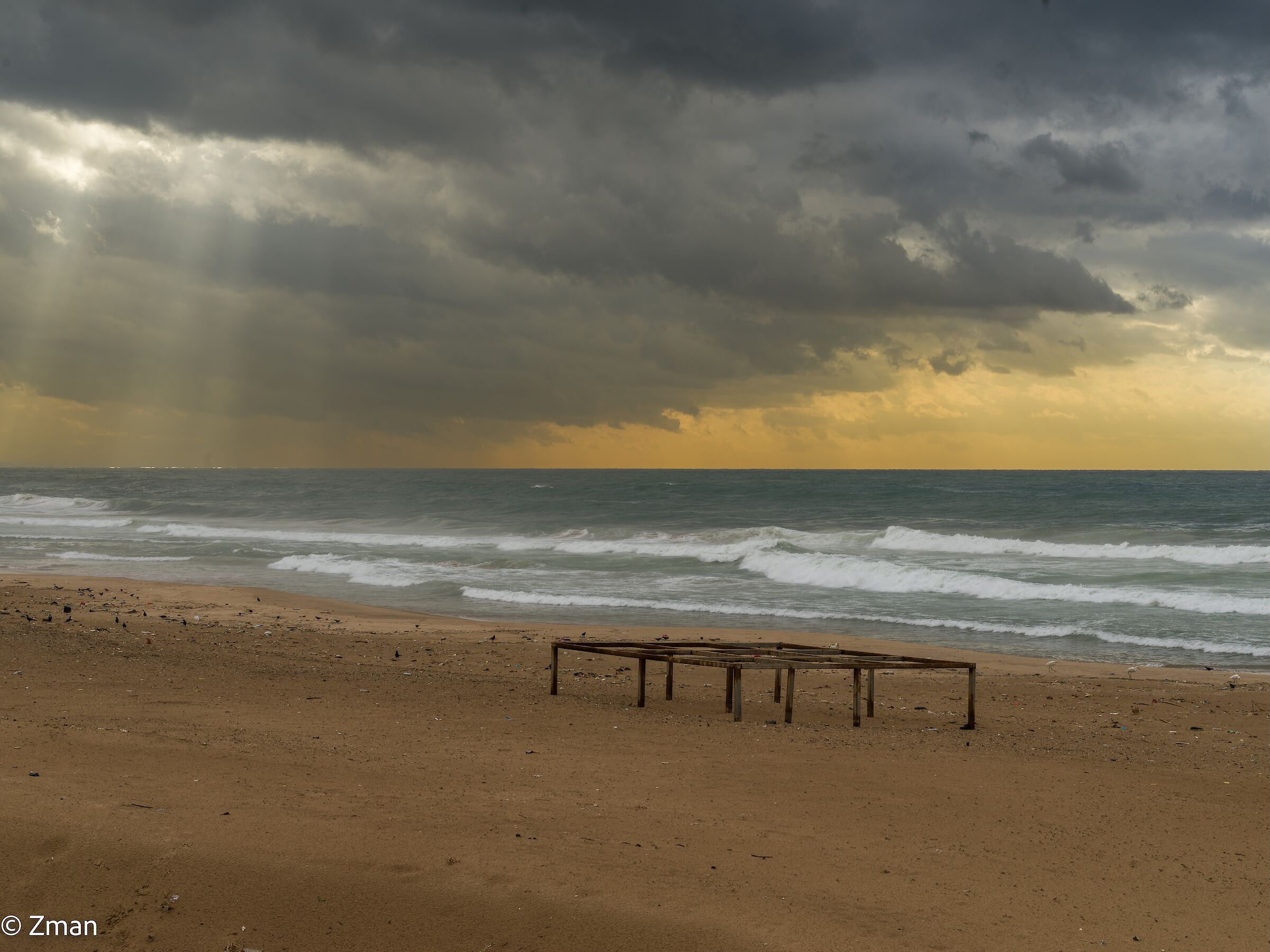 White Sands Beach in Winter