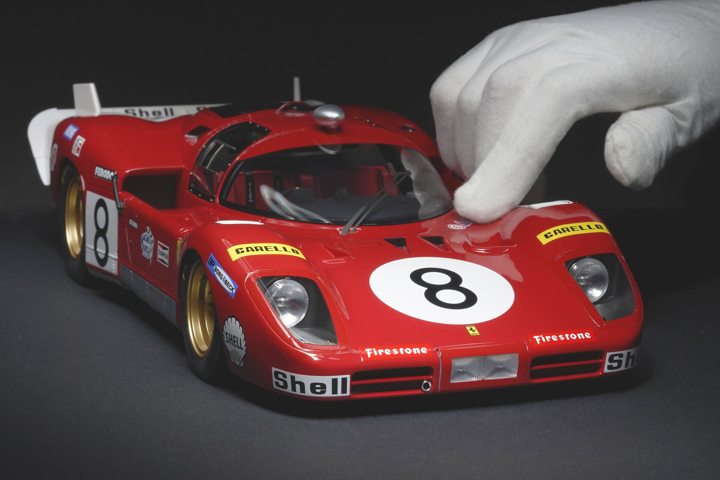 1/12 scale model Ferrari 512 s long tail