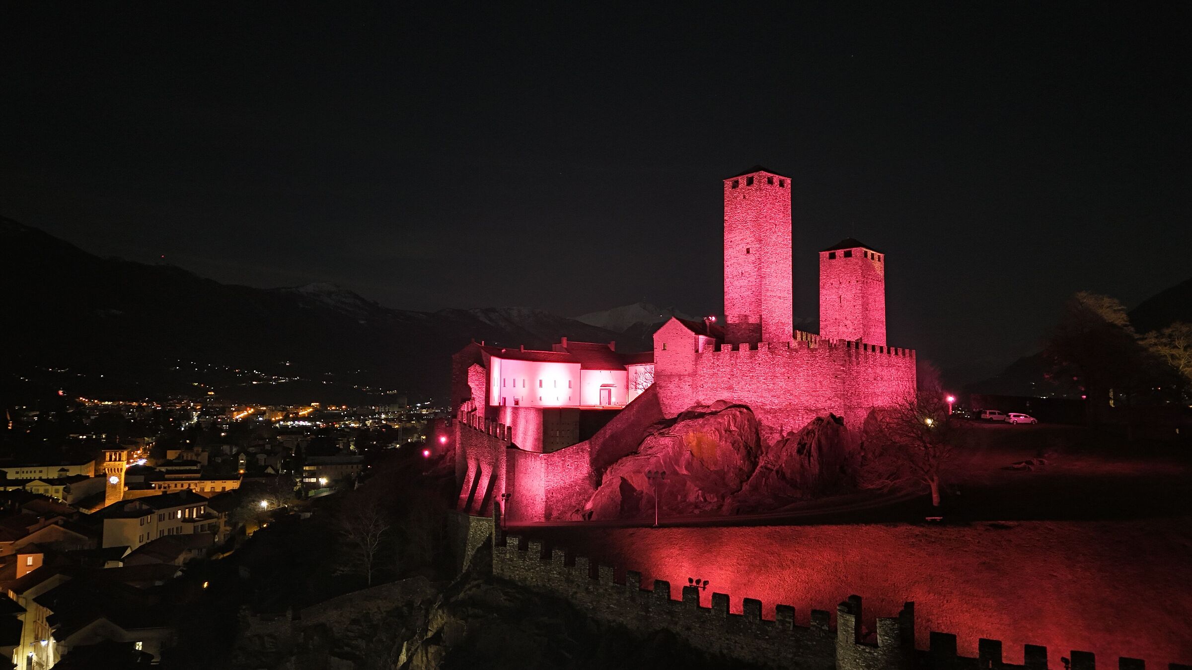 Castel Grande in Rosa - Bellinzona