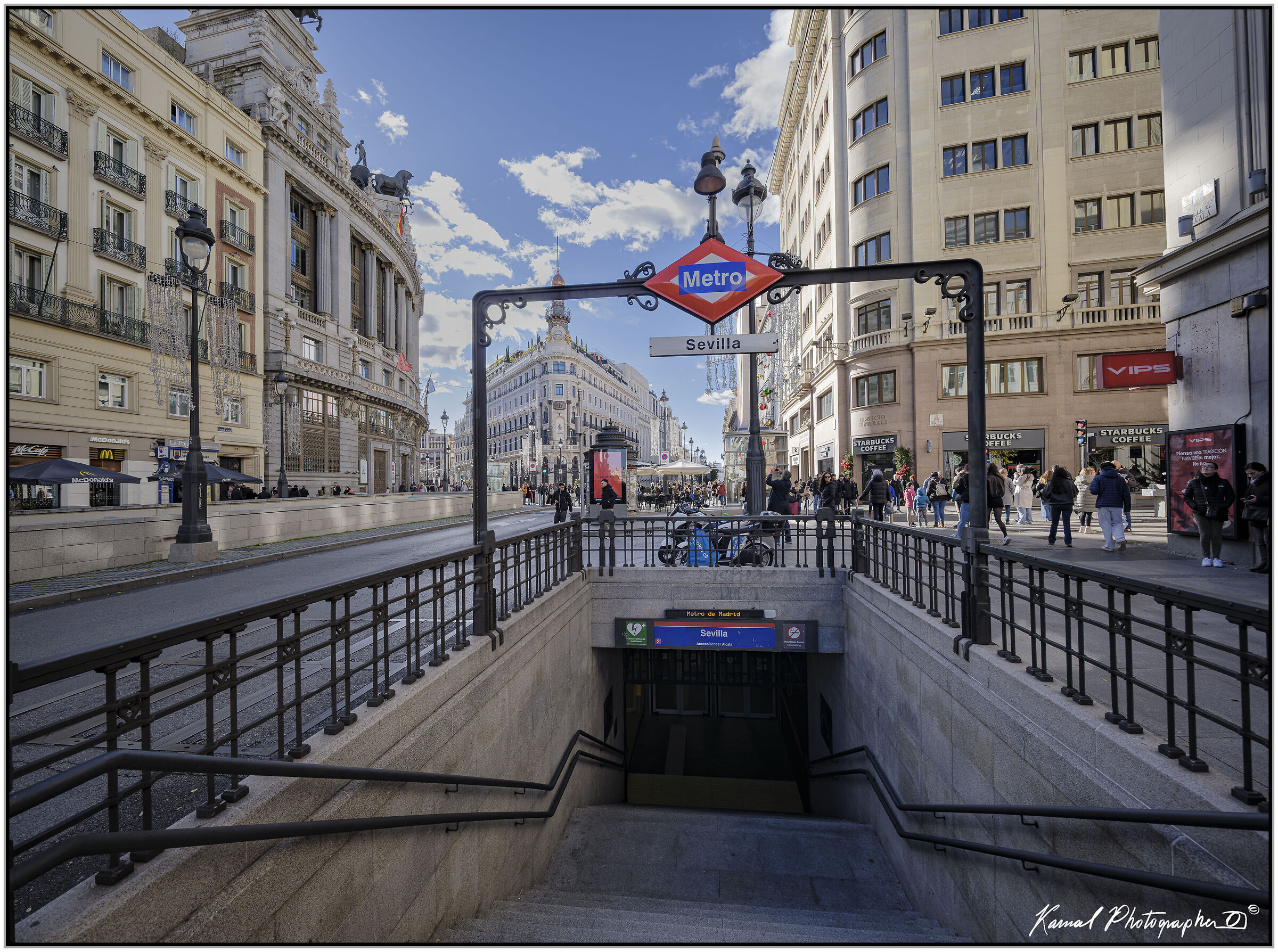 On the streets of Madrid