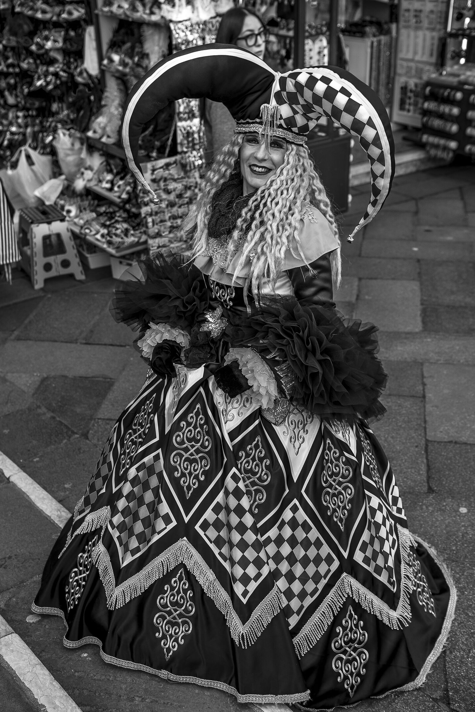 This year's first mask in Venice