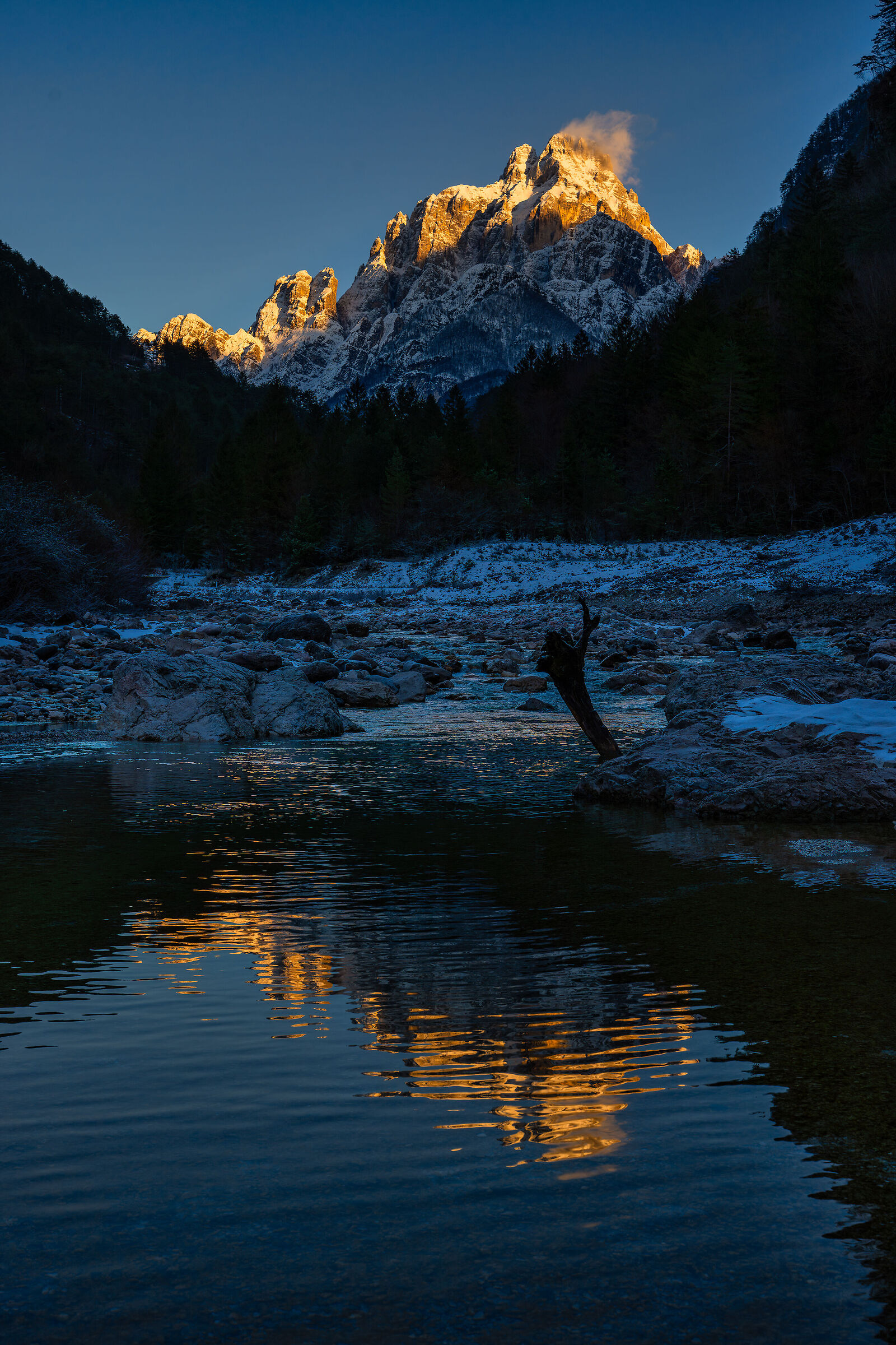 Jof del Montasio from Val Dogna , Julian Alps
