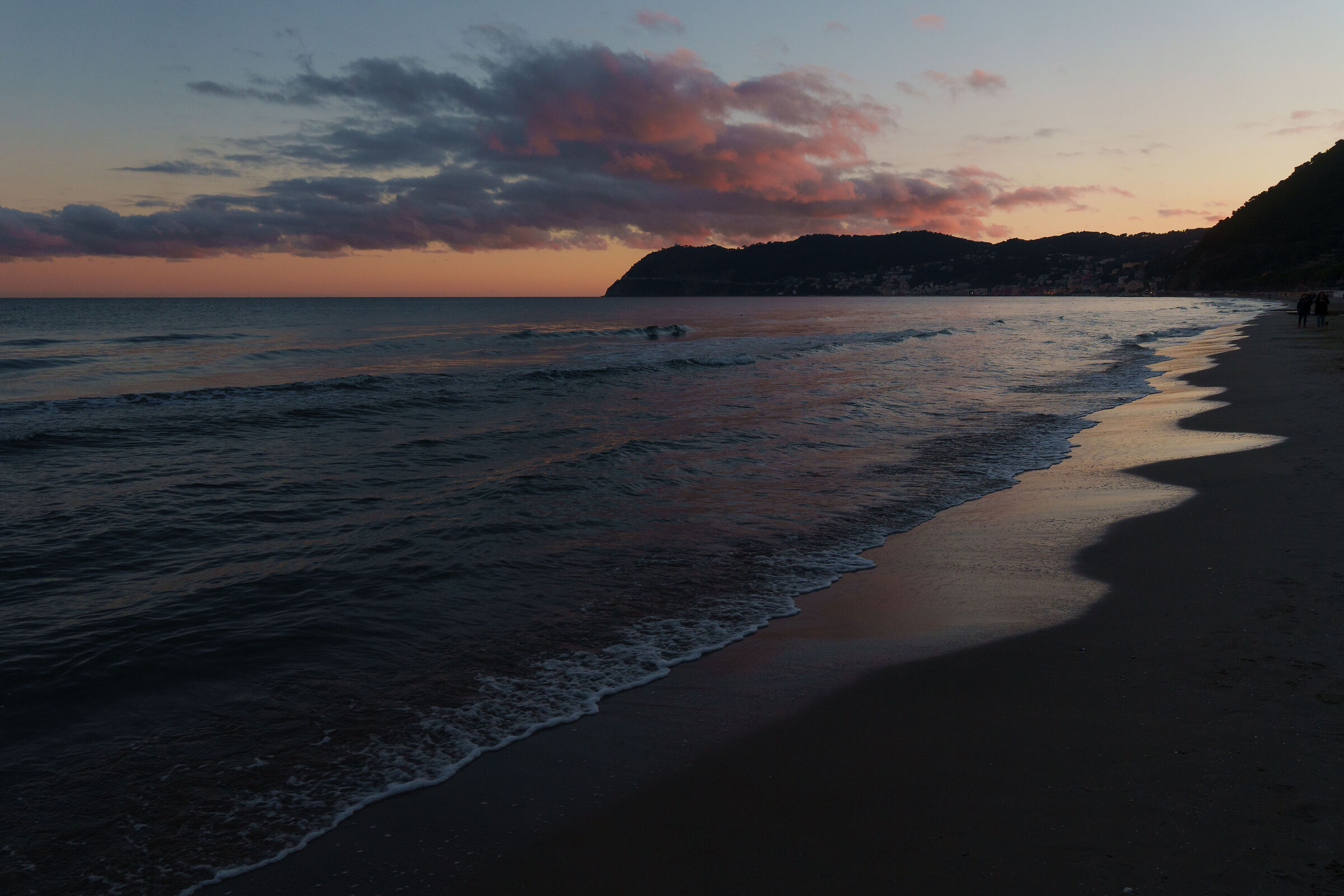 tramonto ad Alassio