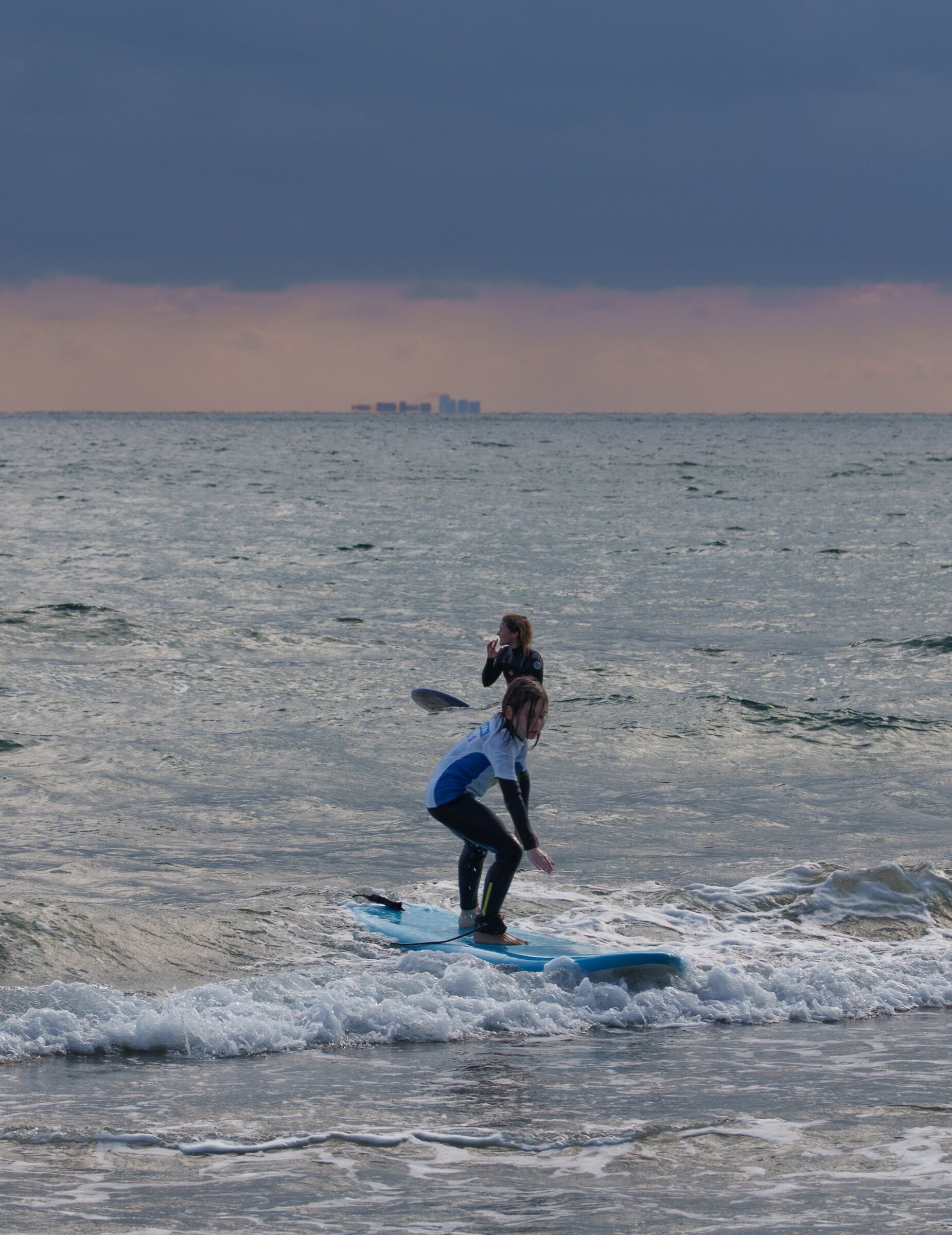 Little surfer in December