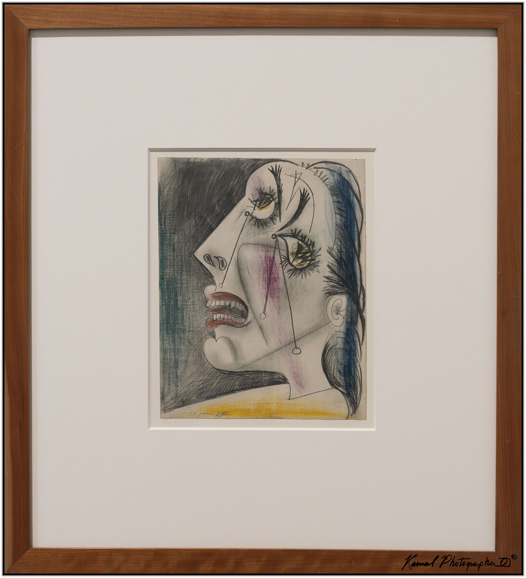 Donna che piange (Weeping Woman) di Pablo Picasso.