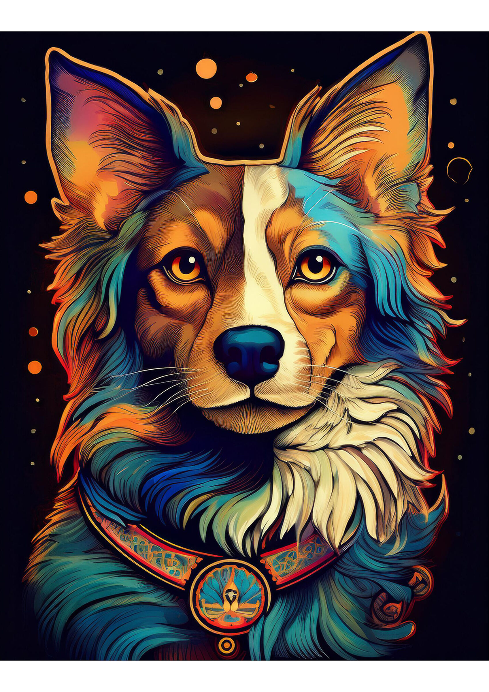 Colored Dog