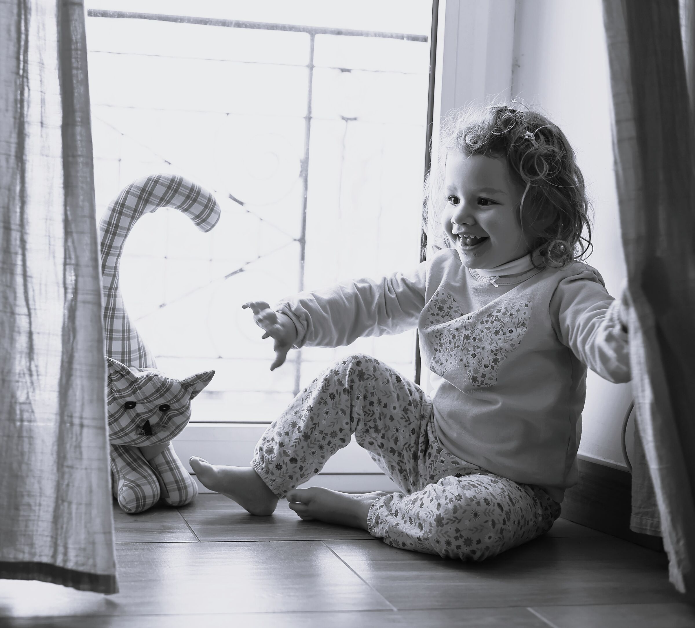 Astrid and the kitten