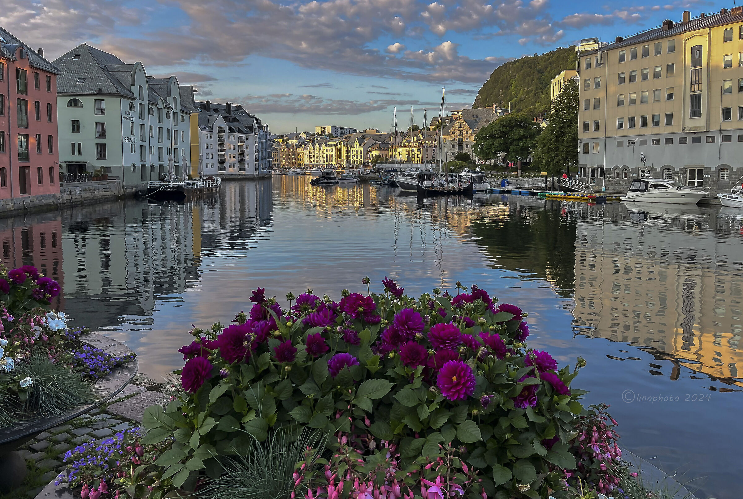 It's almost evening in Alesund - Norway