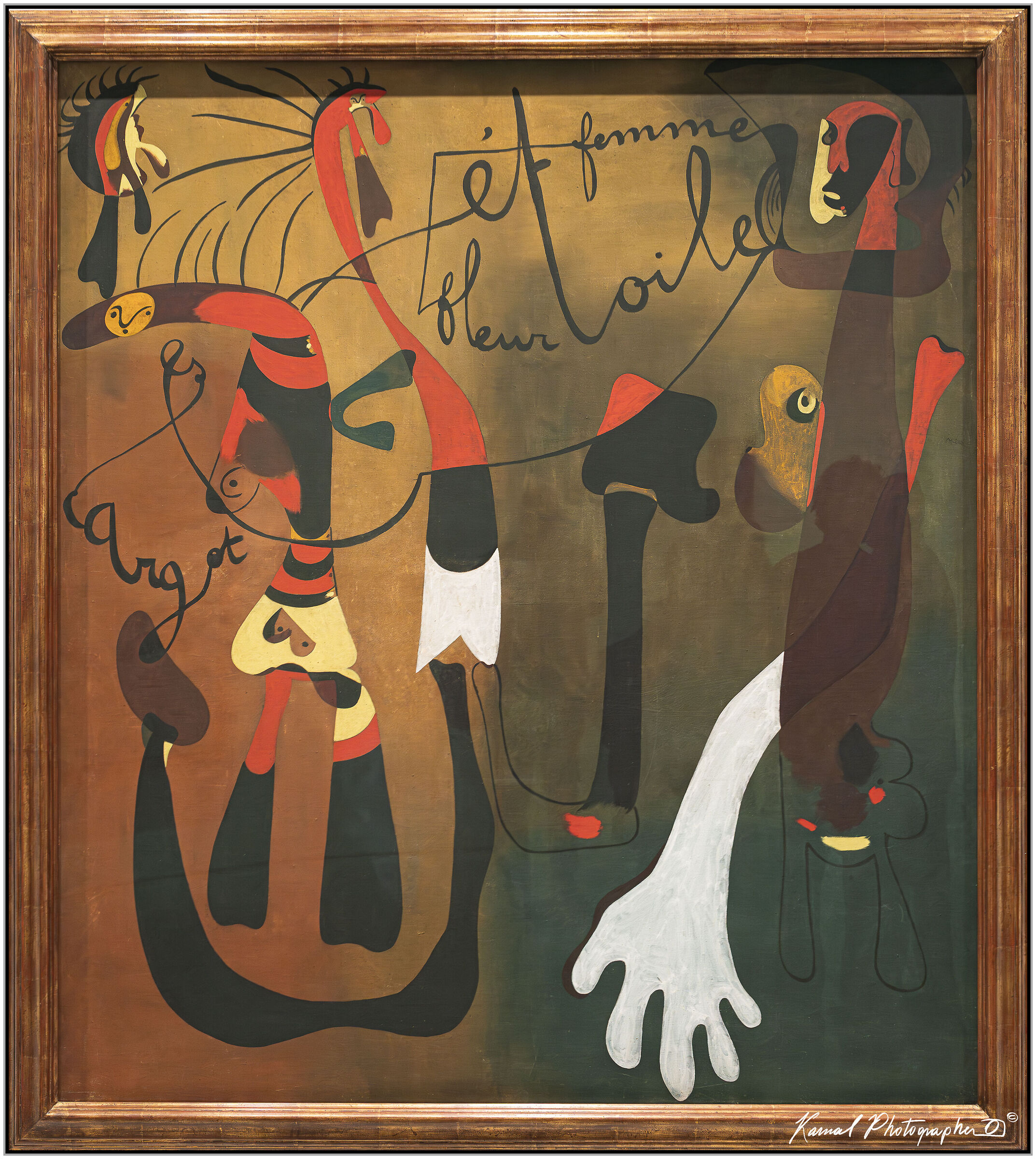 (Lumaca, donna, Fiore, Stella), 1934, Joan Miró