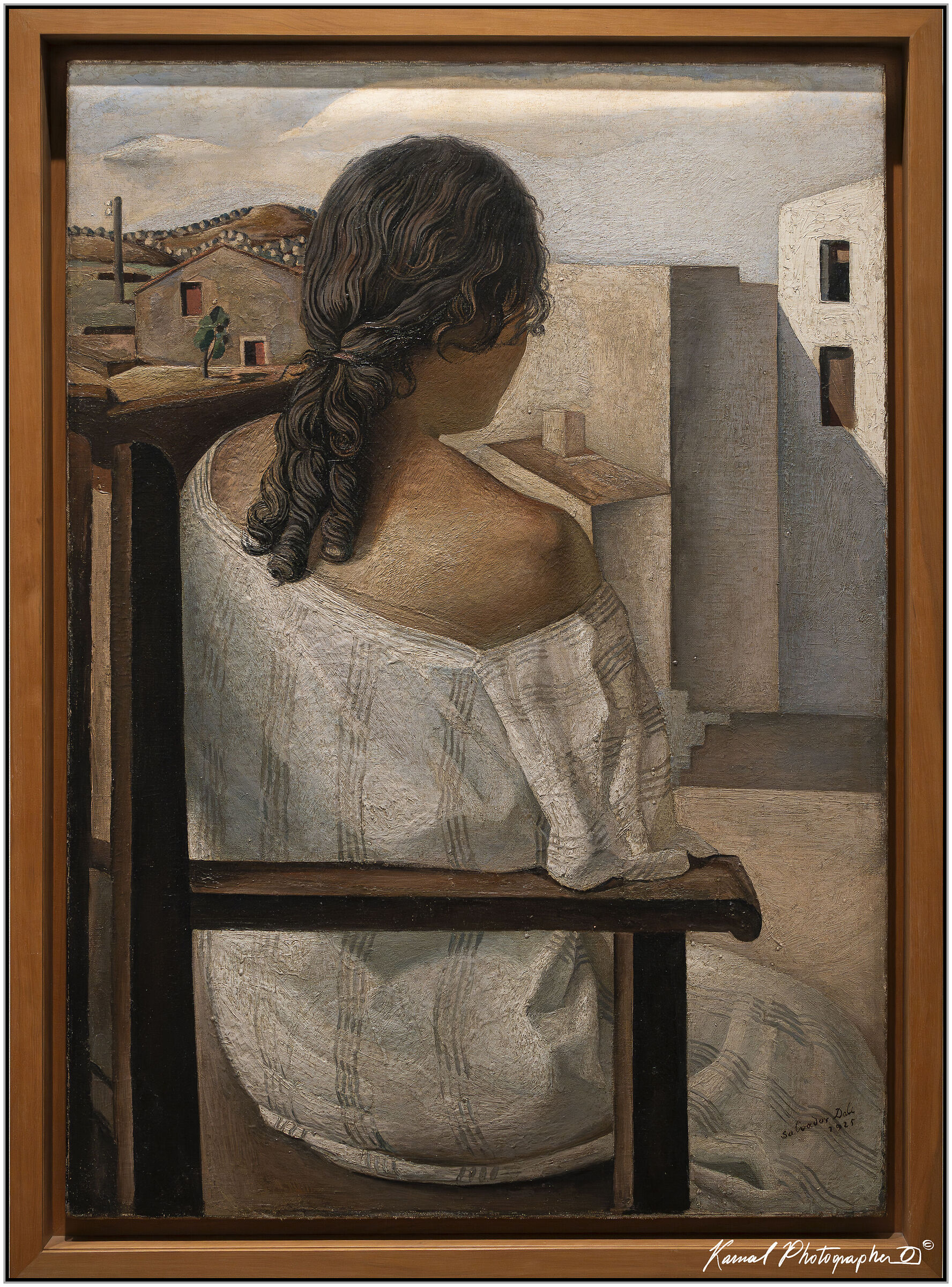 Ragazza di spalle Salvador Dalí.