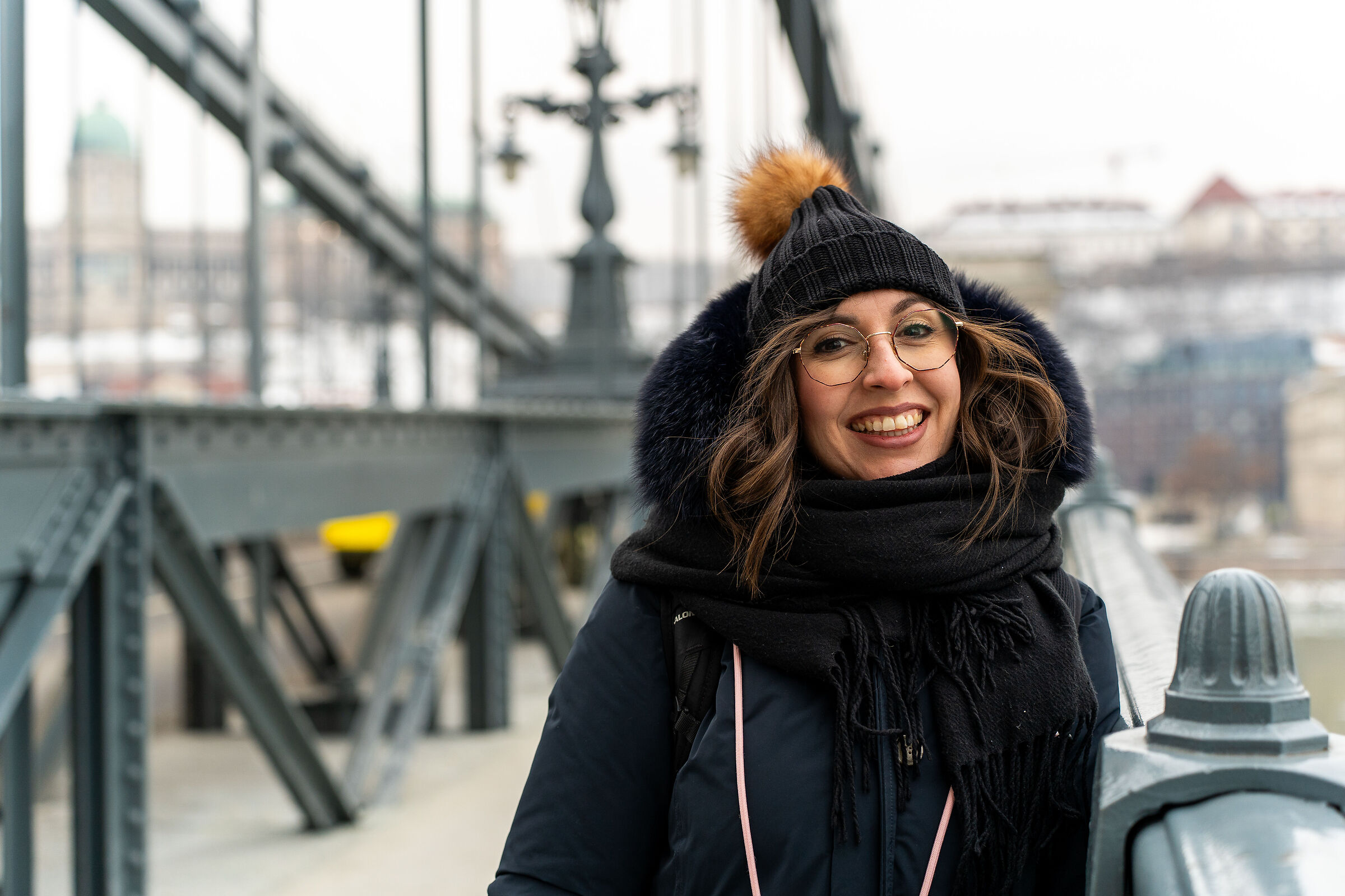 good smile in a cold day in Budapest
