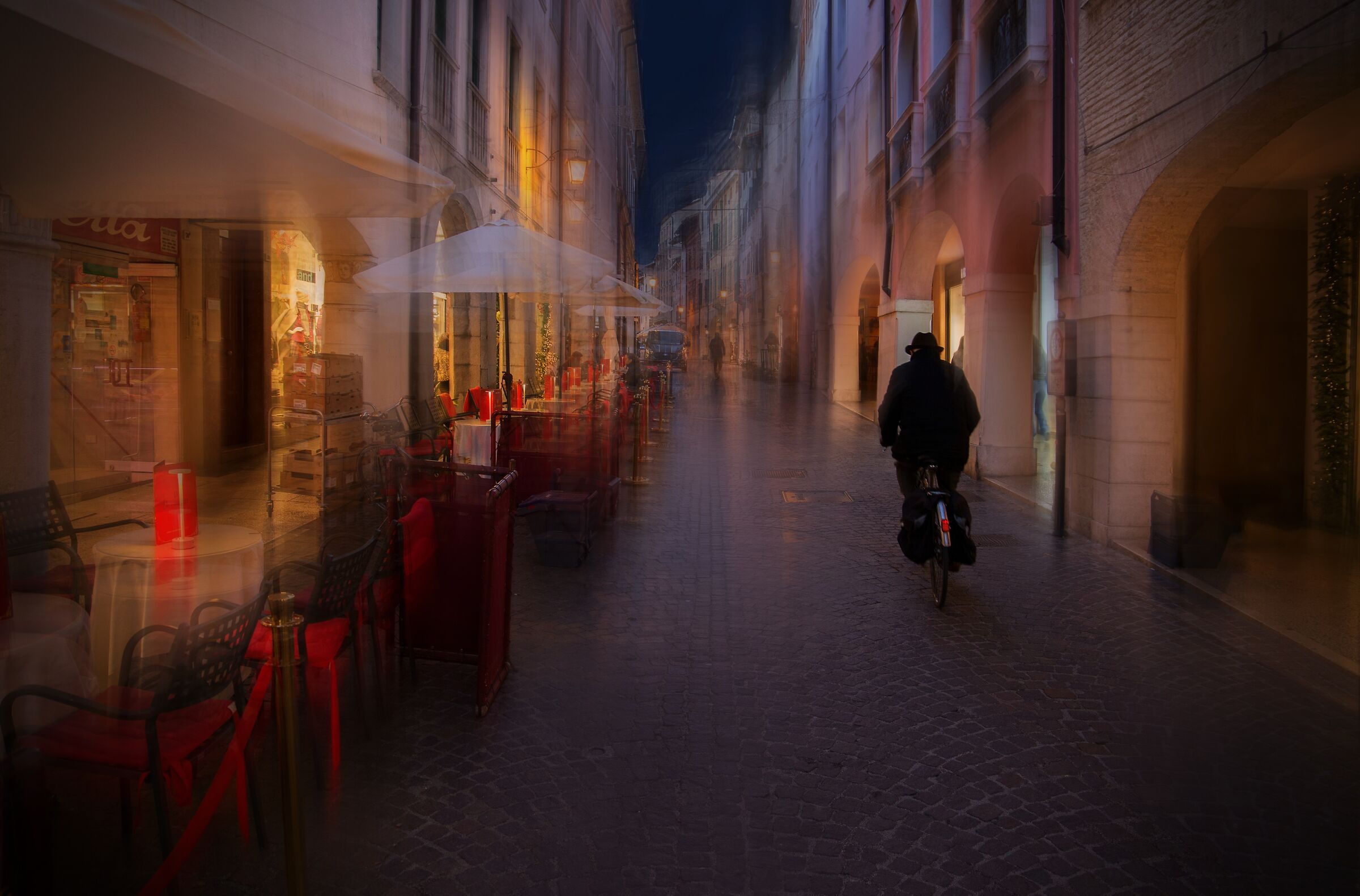 In the evening in Pordenone