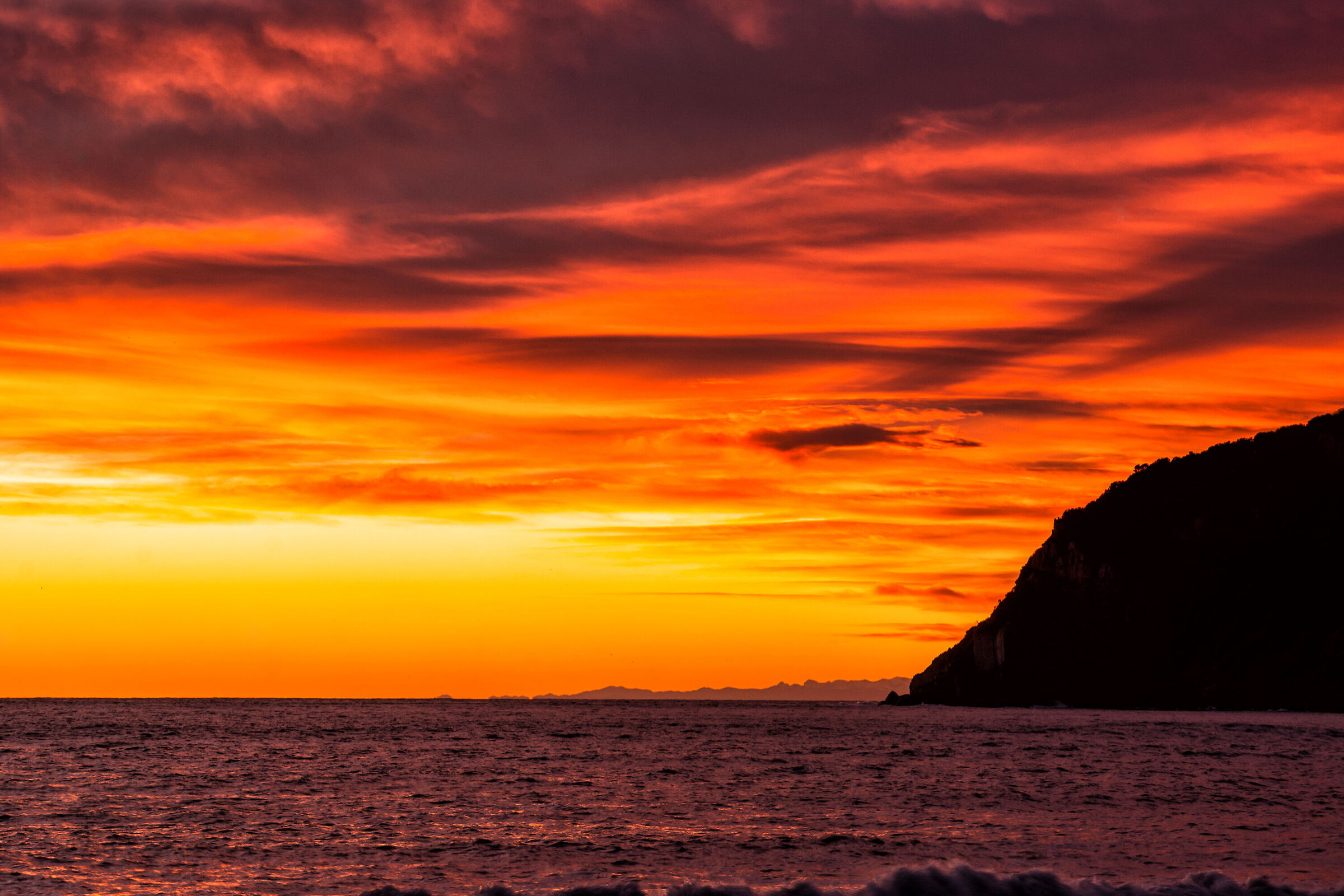 Winter sunset