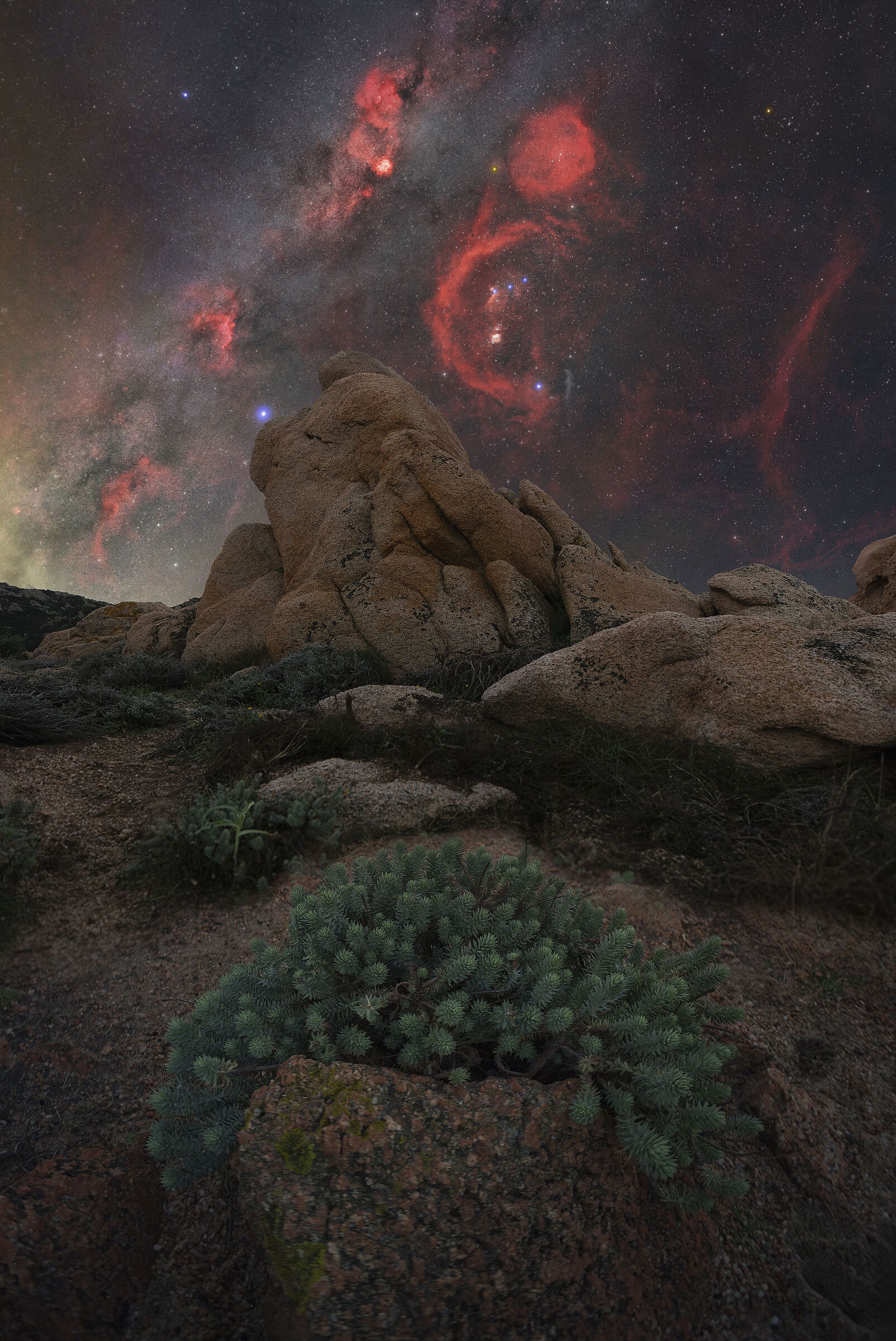 The Orion Nebula directly from Mars