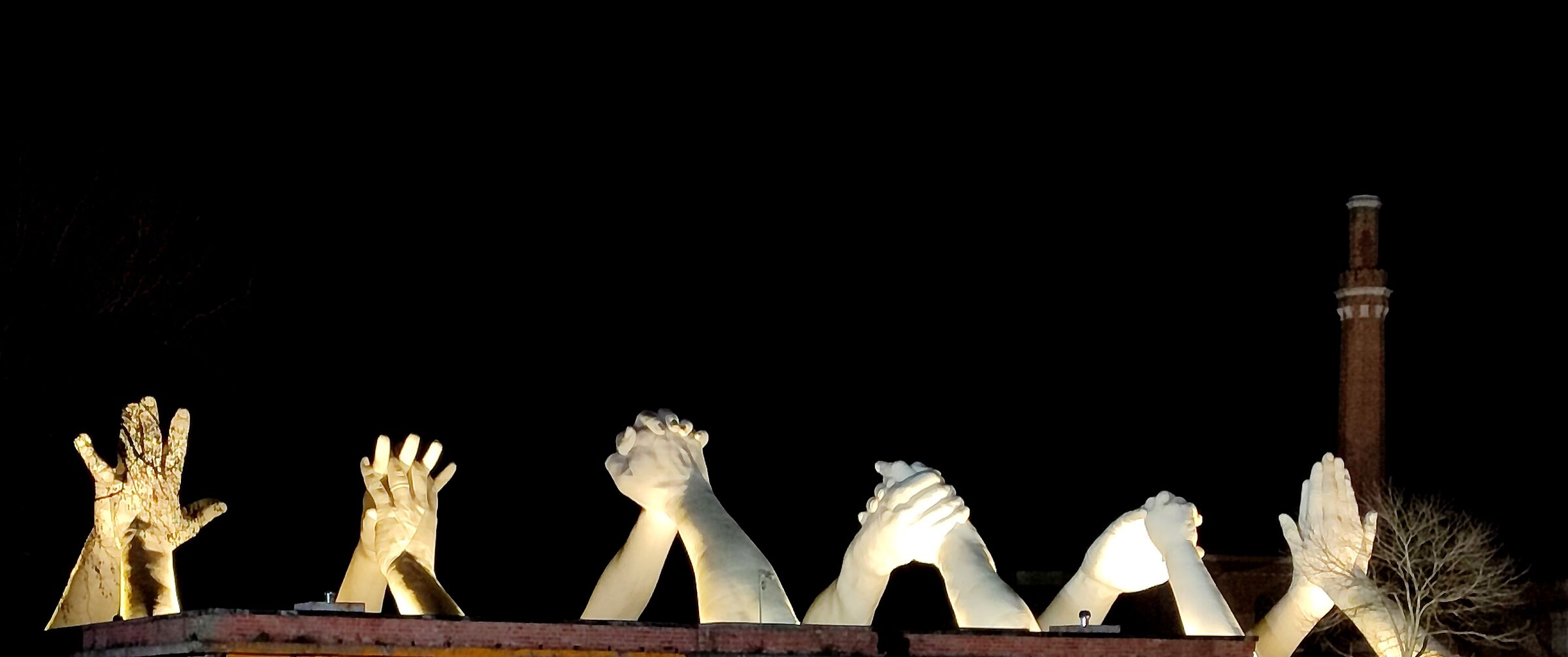 The hands of the Venice Arsenal