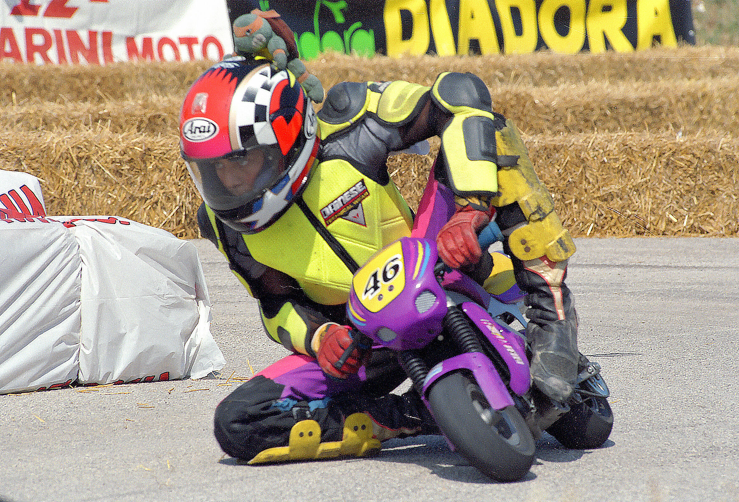 Valentino Rossi alle prime gare in minimoto