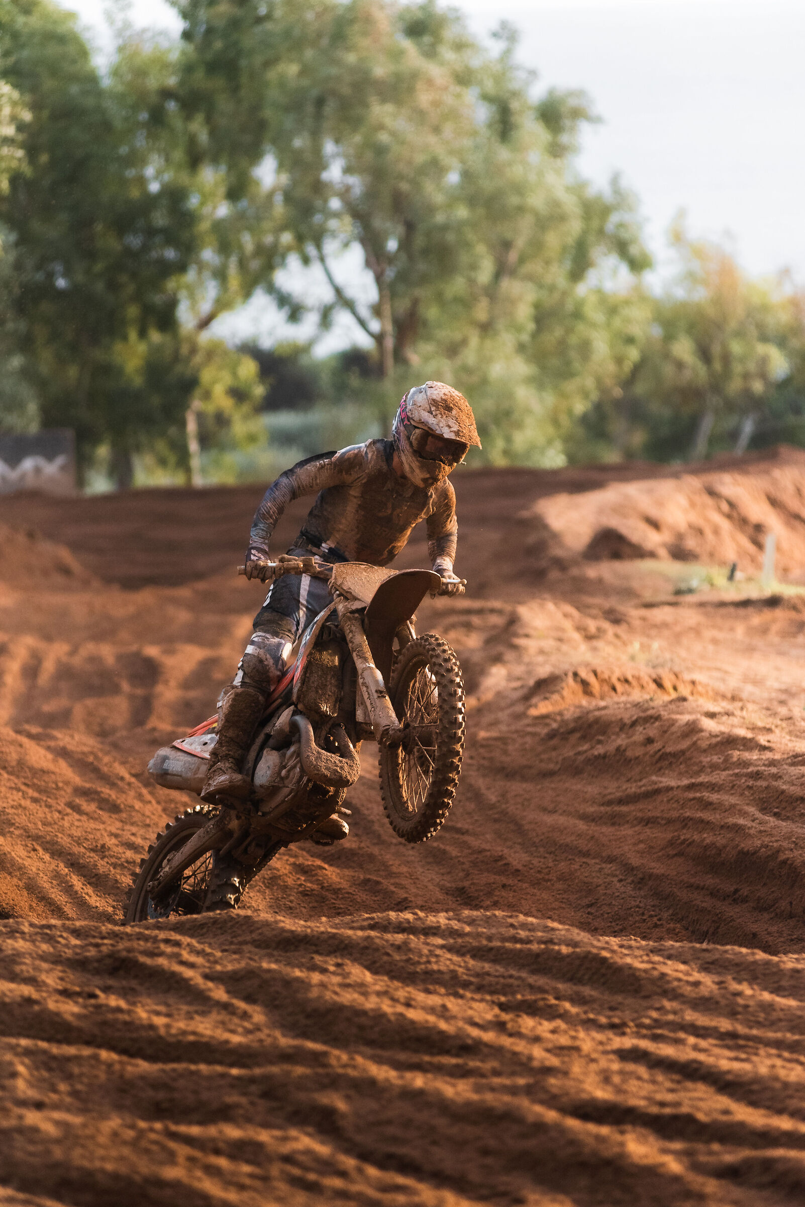 Sunset wheelie