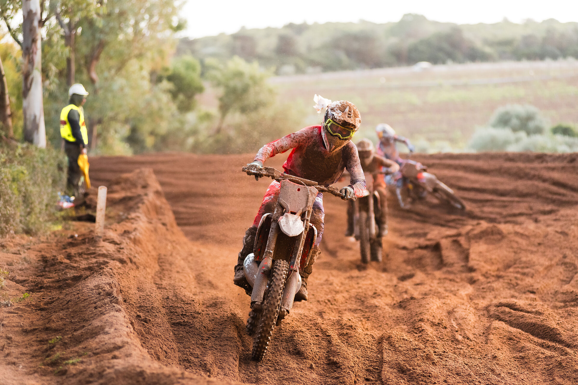 In the race