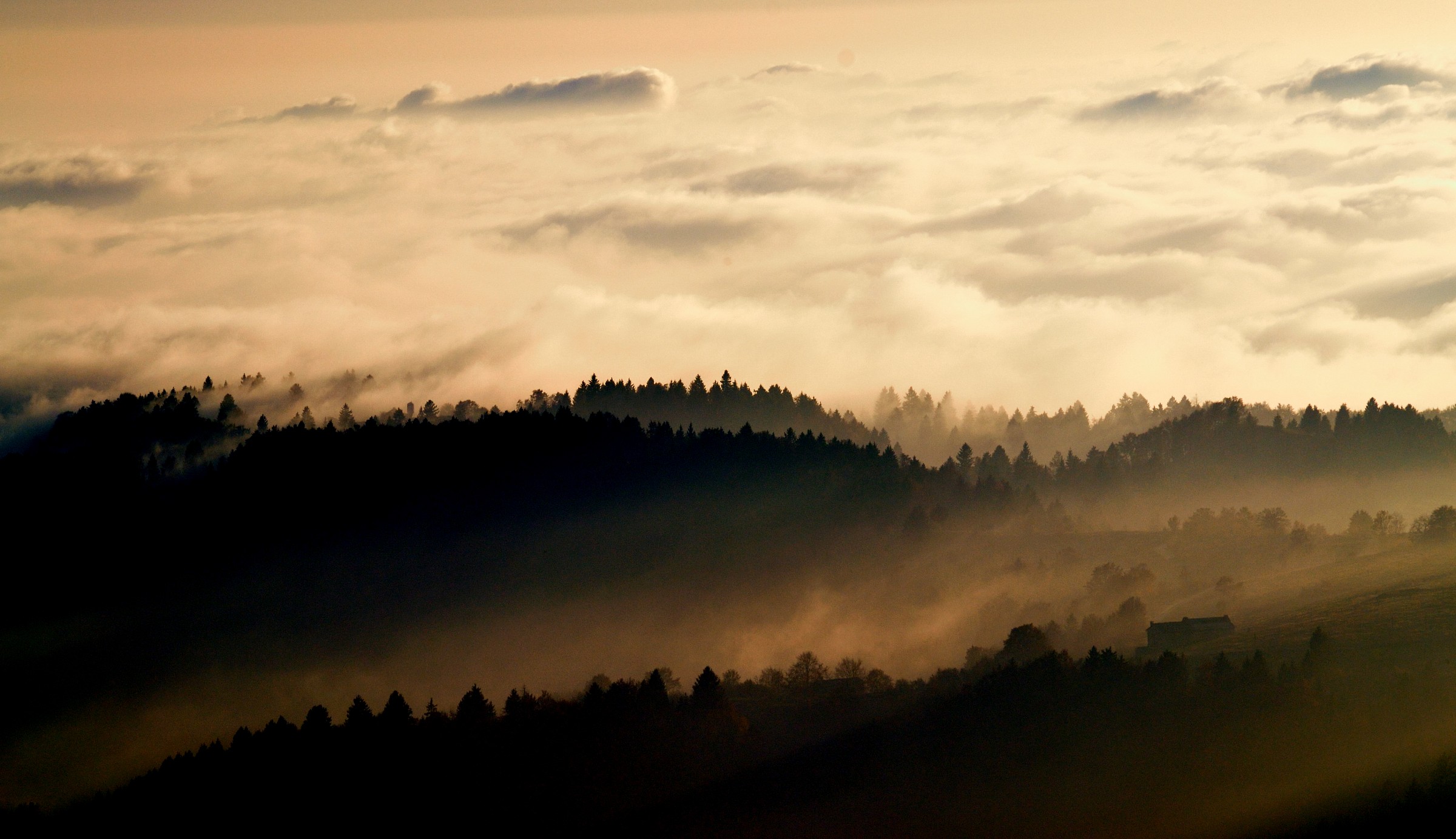 I, the solitary walker above the mists