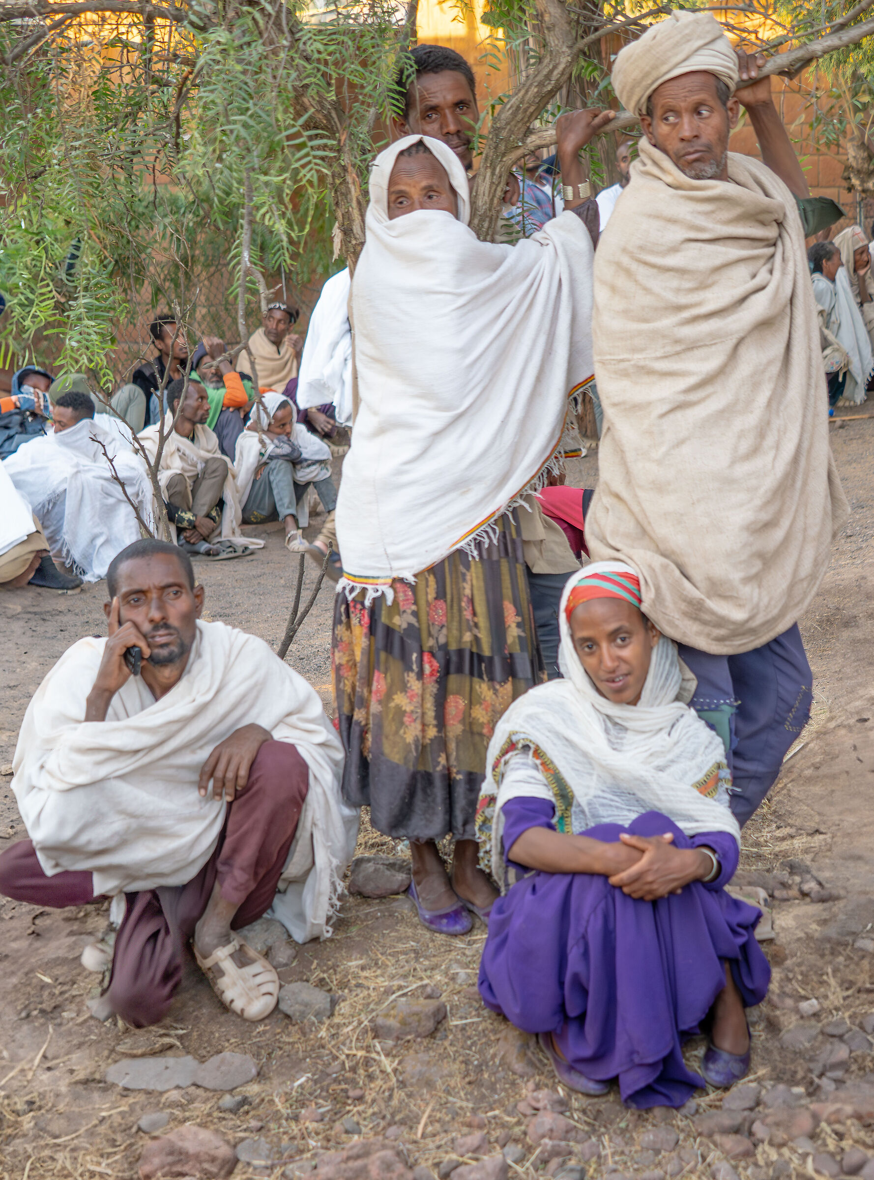 the faithful at the vigil!
