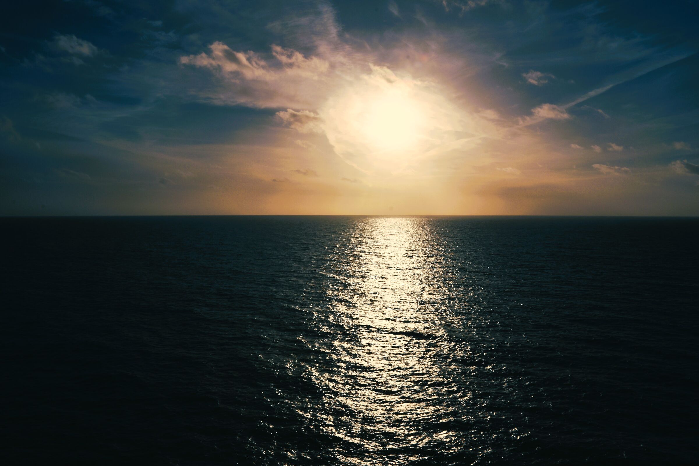 In the infinite silence