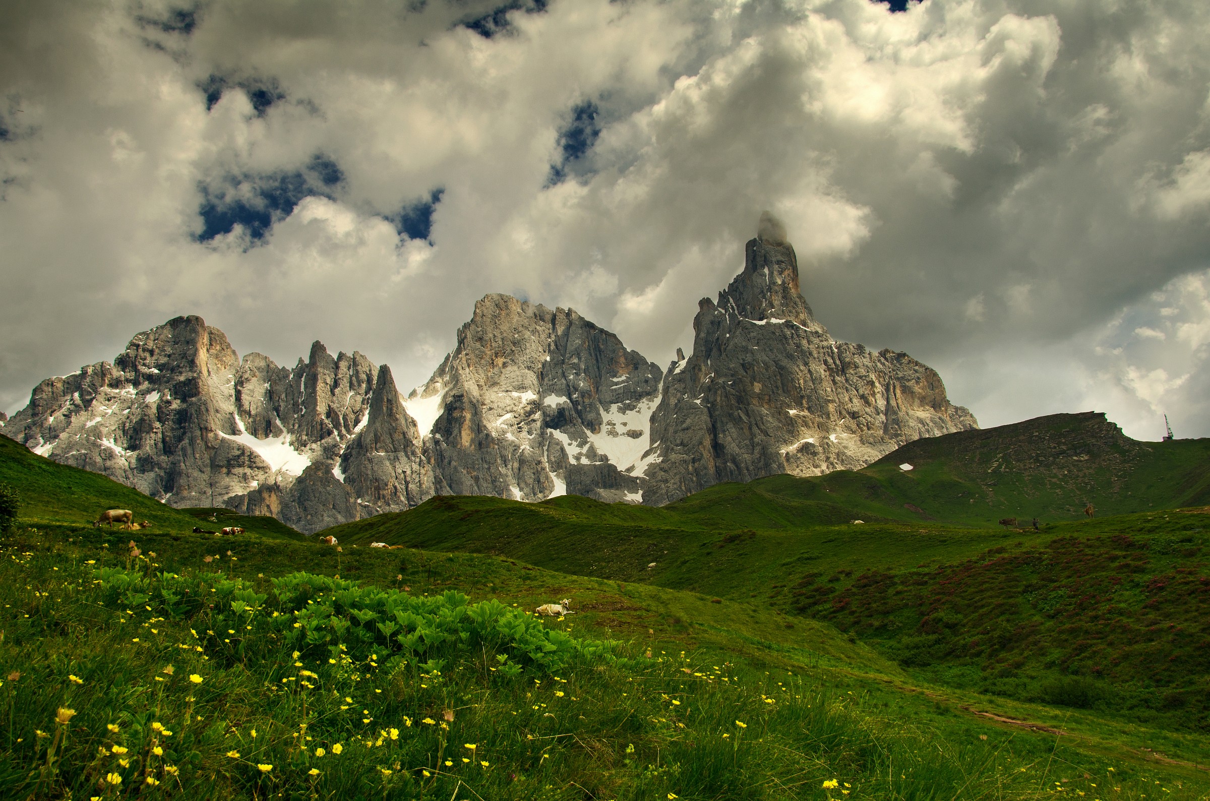 Cimon della Pala from Passo Rolle